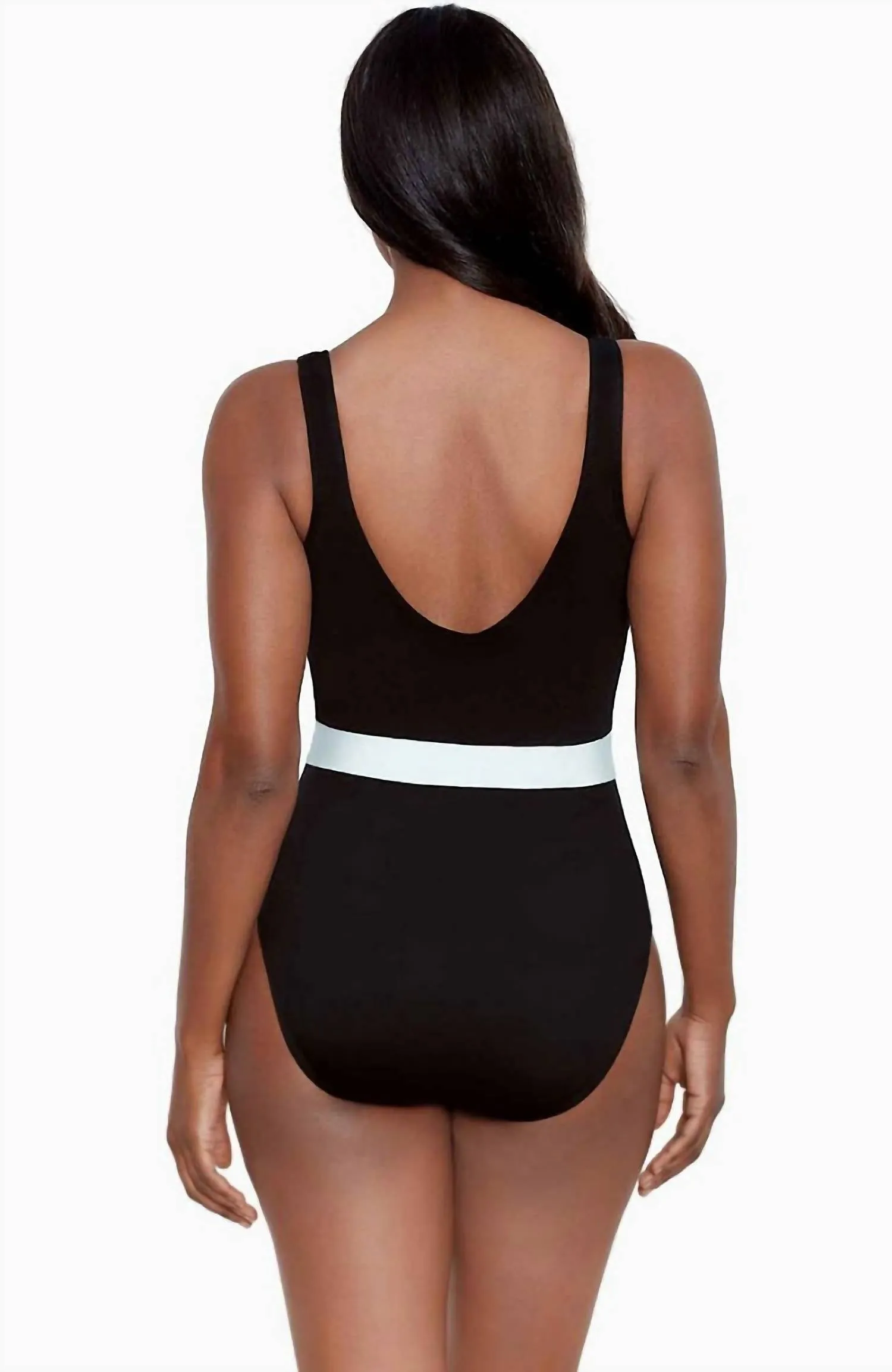 Spectra Somerland One Piece Swimsuit In Black/white