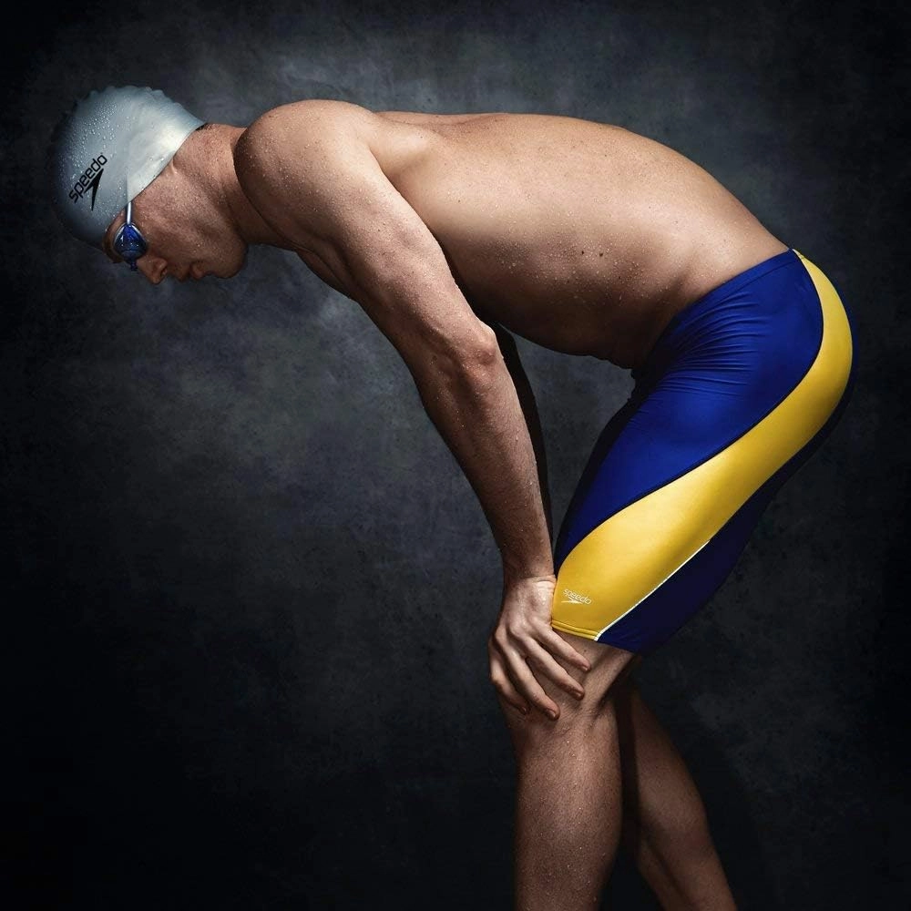 Speedo Men's Standard Swimsuit Jammer Endurance  Splice Team Colors