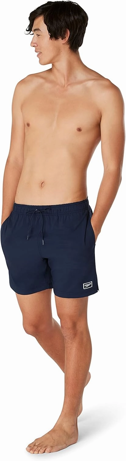 Speedo Men's Swim Trunk Mid Length Redondo Solid