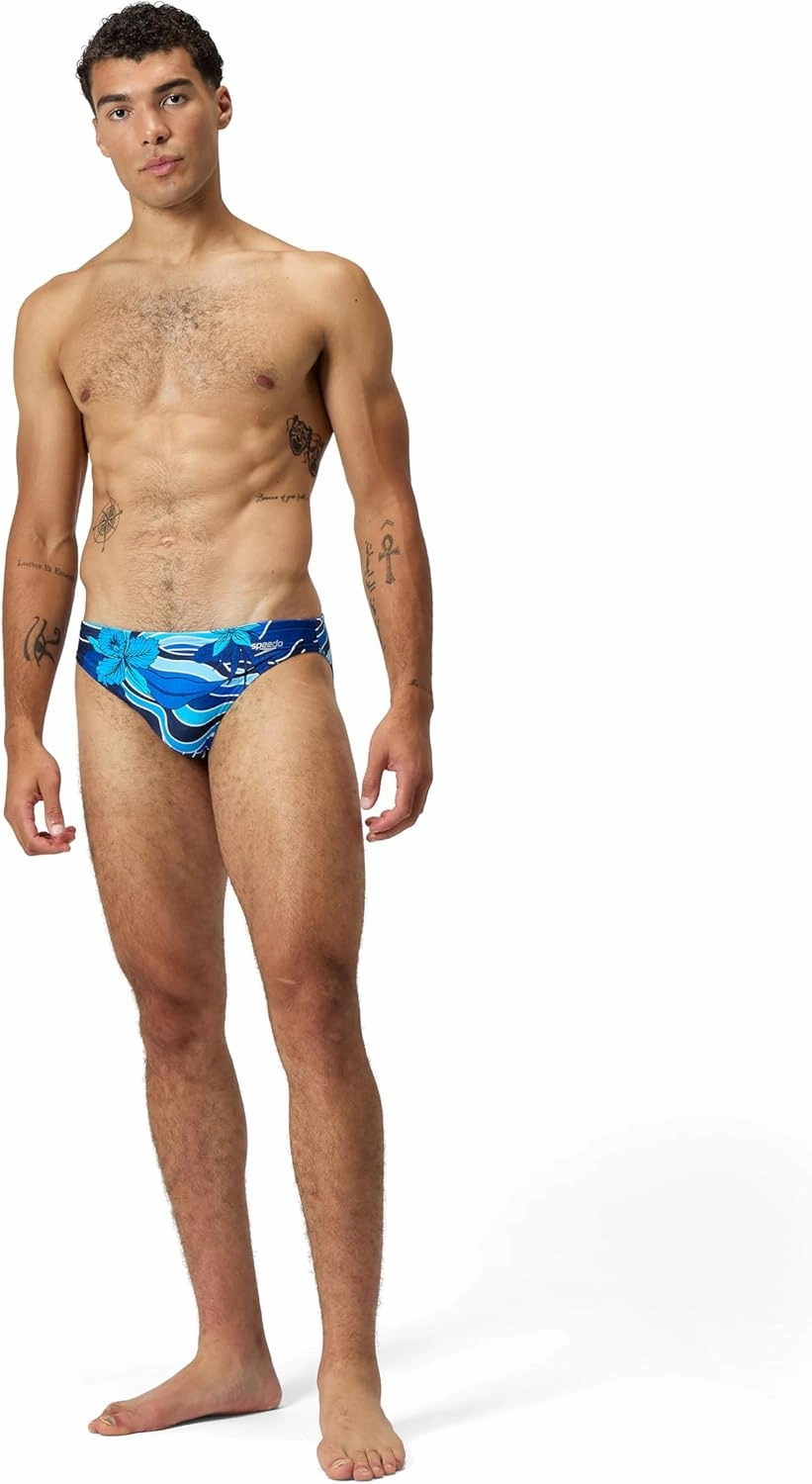 Speedo Men's Swimsuit Brief Eco Flex 2 Outseam Beachstar