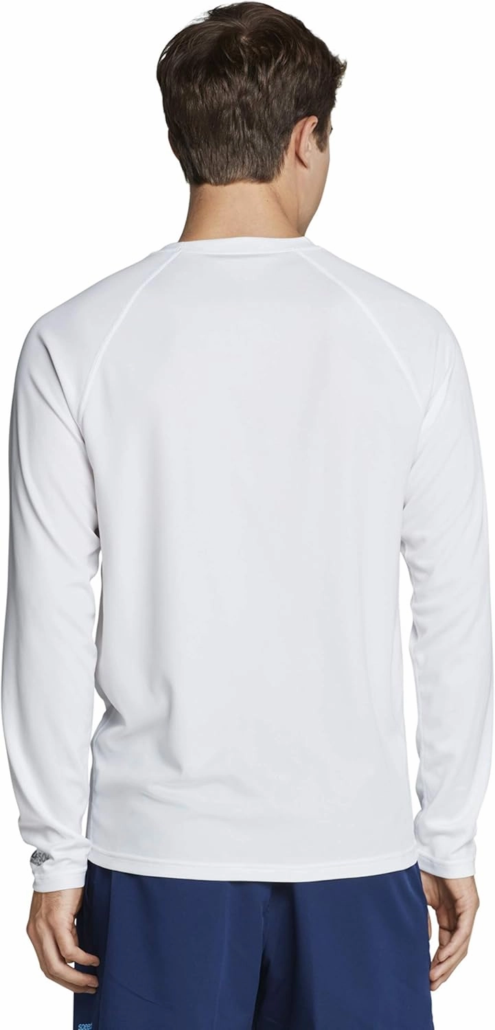 Speedo Men's Uv Swim Shirt Easy Long Sleeve Regular Fit