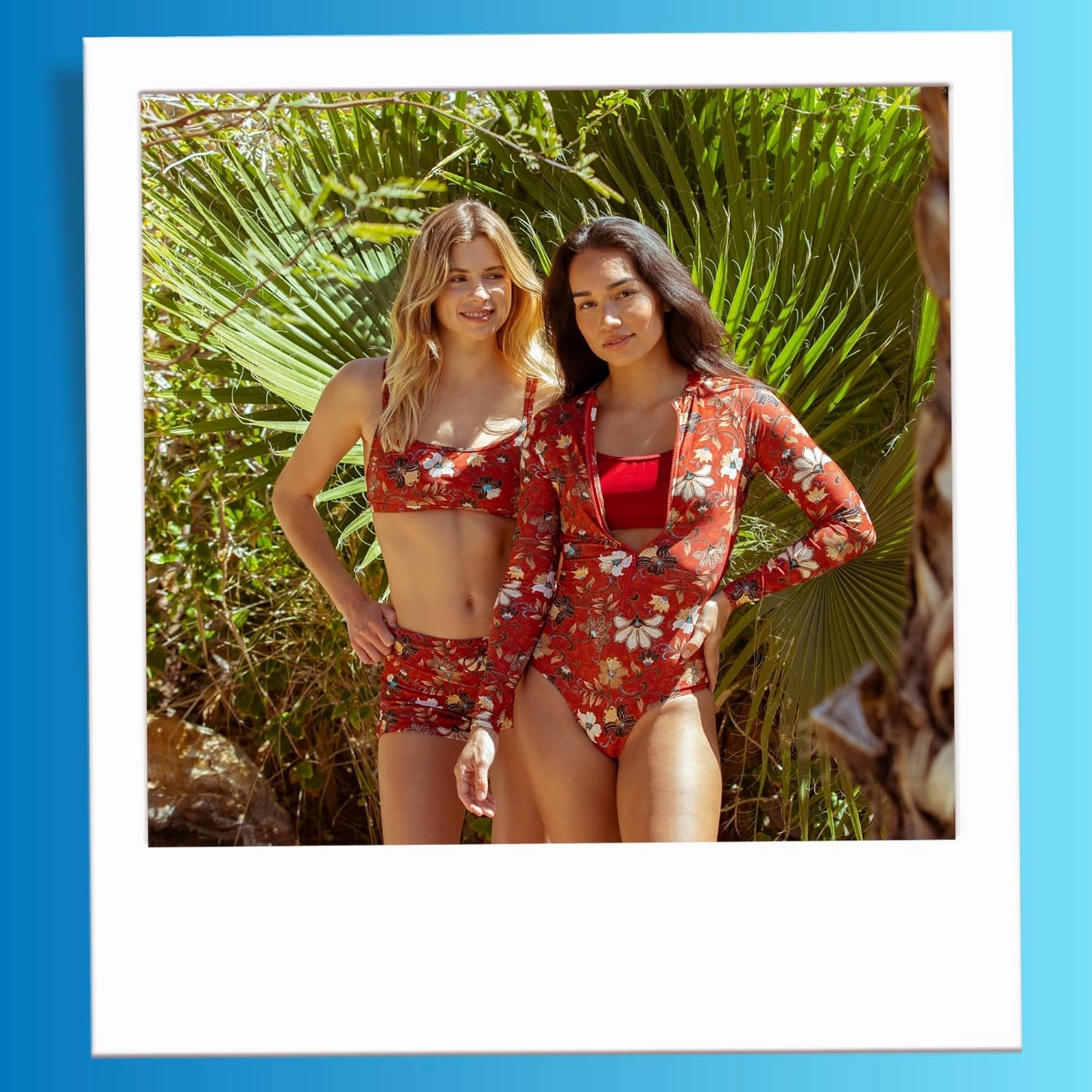 Sporti Swimsuits Bikini Tops for Women, Double Cross & Round Neckline, Swim Top Bathing Suits, Women Bralette Swim Top