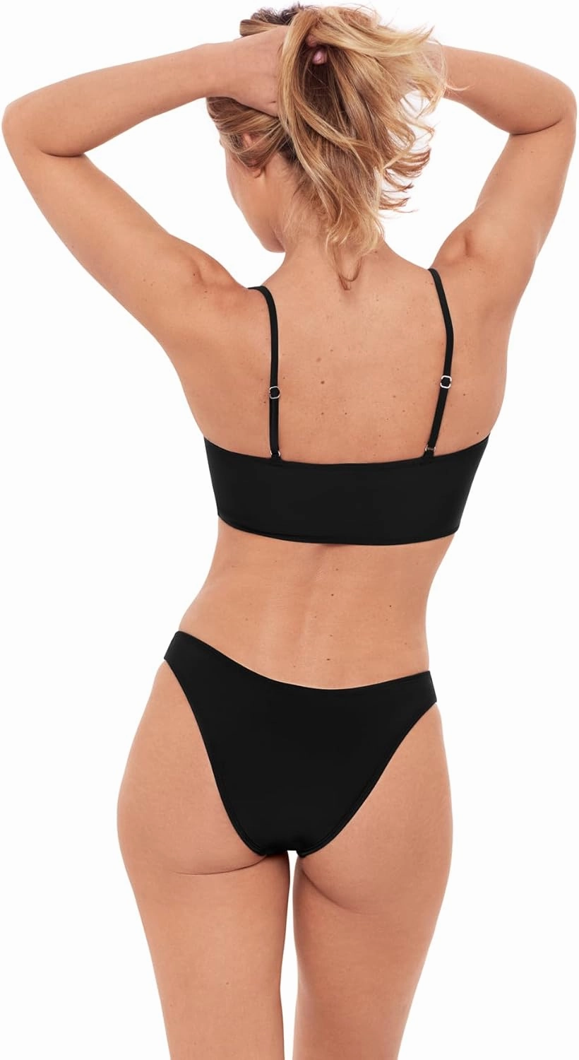Sports Illustrated Women's Shirred Tie Midkini Top