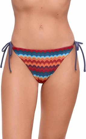 Sports Illustrated Women's Standard String Tie Side Bikini Bottom