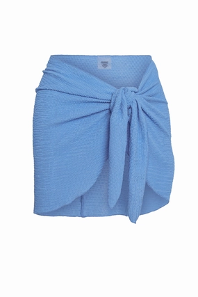 St. Barth's Skirt - Azure Crinkle