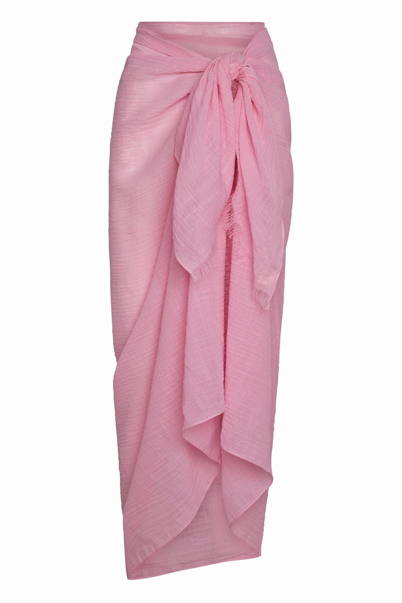 St. Tropez Sarong - Cherry Blossom Crinkle Linen