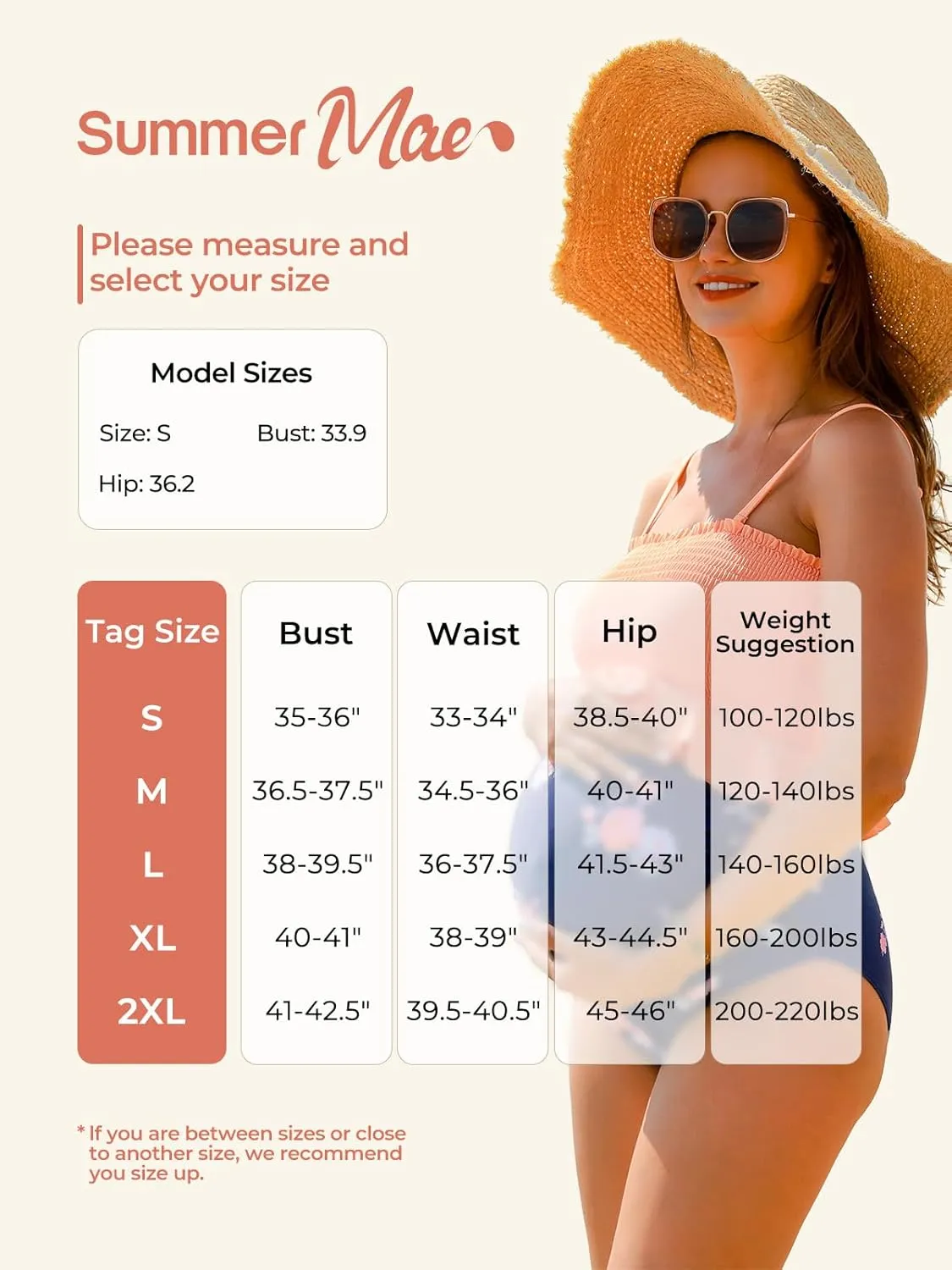 Summer Mae Maternity High Waist Swimsuit Ruffle Hem Bikini Bathing Suit Shirred Bandeau Two Piece Pregnancy Swimwear