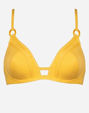 Summer Dive Ring Plunge Bikini Top - Sun