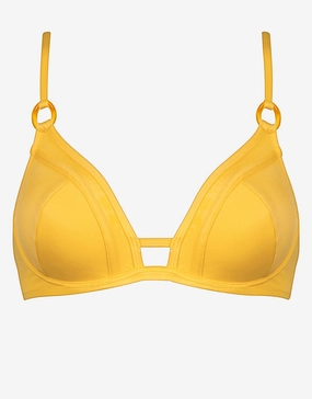 Summer Dive Ring Plunge Bikini Top - Sun