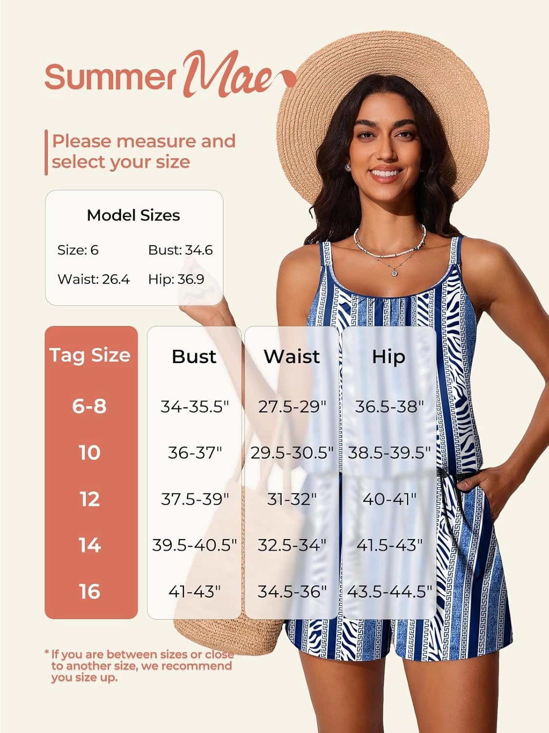 Summer Mae Swim Romper Women's One Piece Swimsuits with Pockets 2025 Blouson Modest Bathing Suits