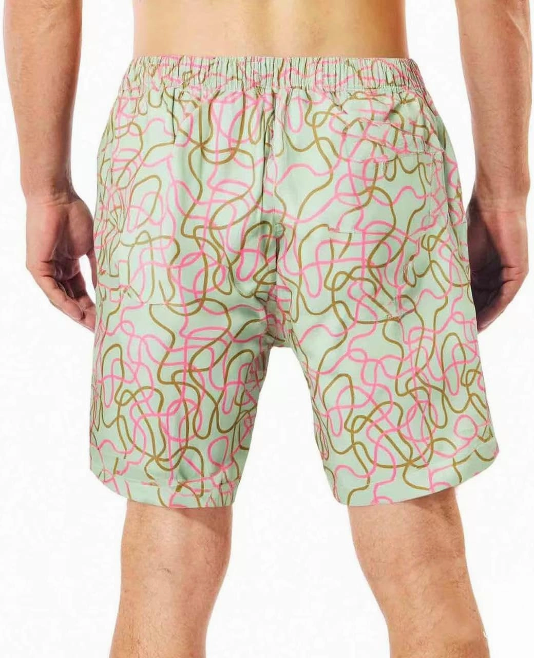 SUNDAY ROSE 3 Pack Mens Swim Trunks with Mesh Lining Quick Dry Swim Shorts Bathing Suit for Men