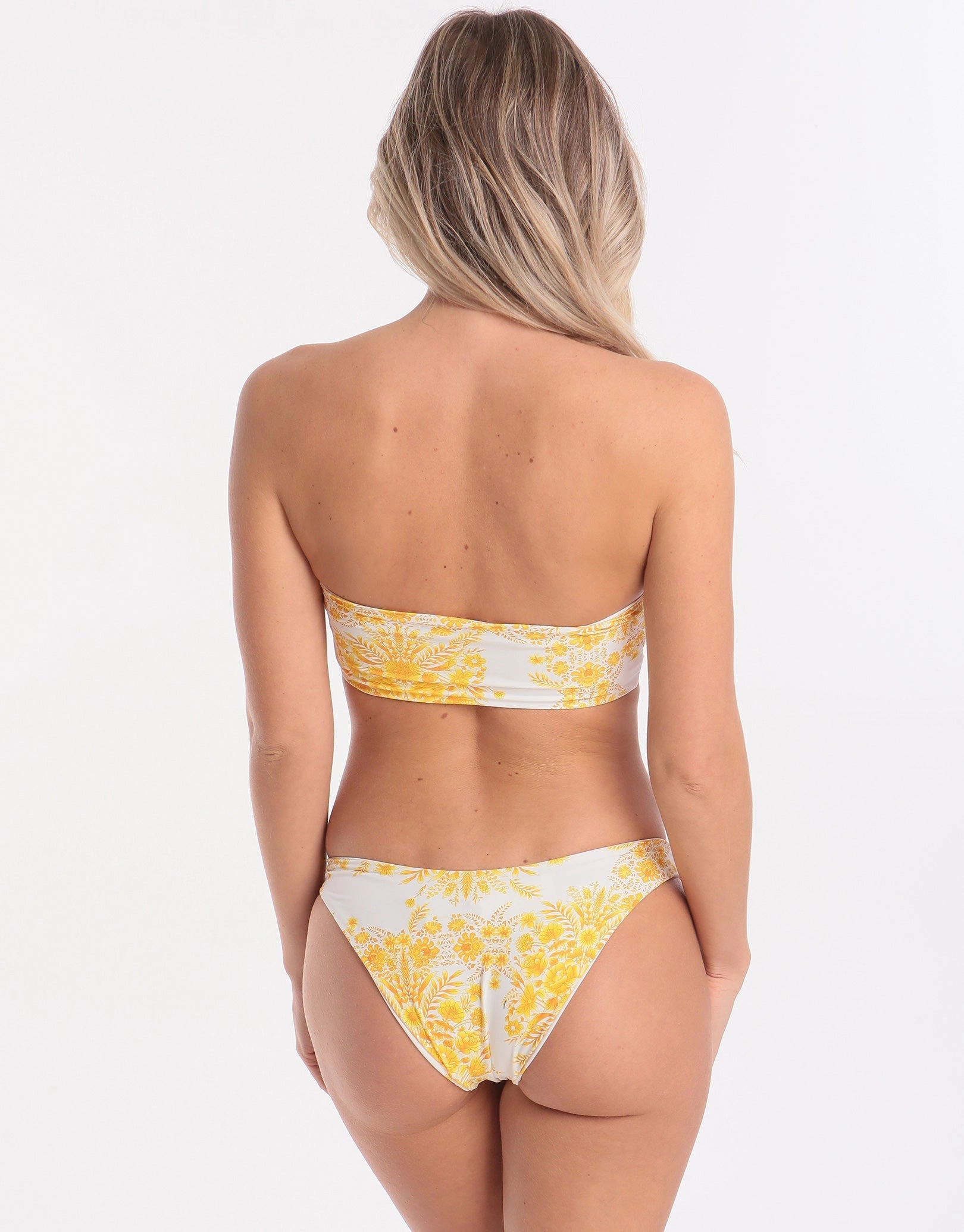 Sunflower High Cut Bikini Bottom - Buttercup