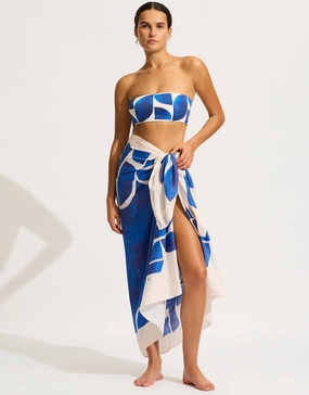 Sunray Sarong - Ultramarine