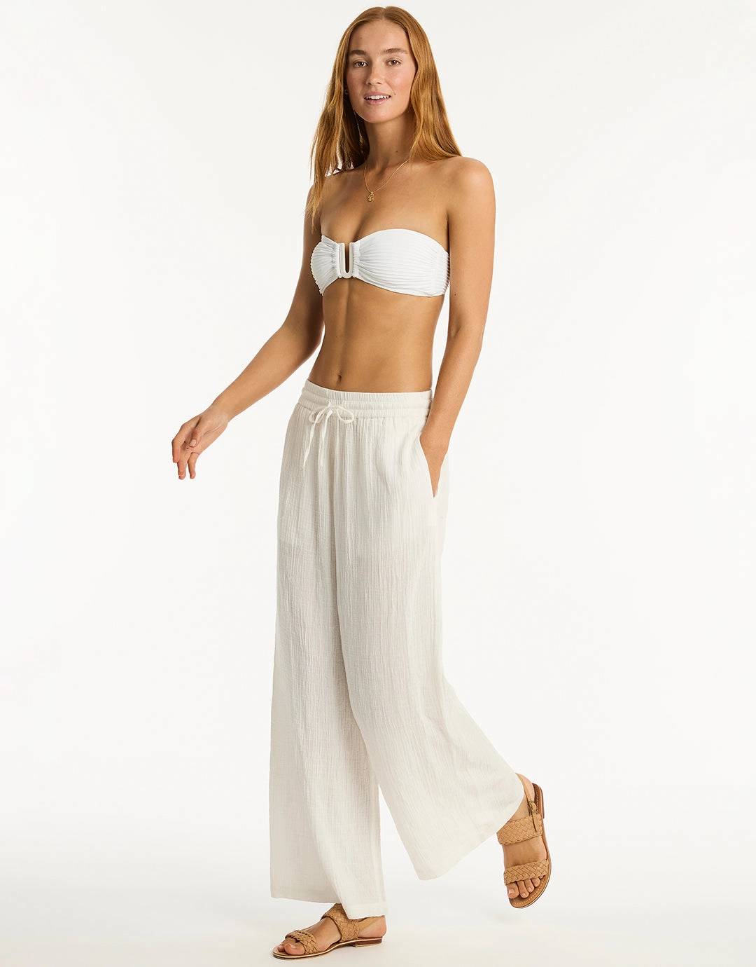Sunset Beach Pant - White