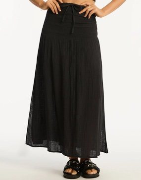 Sunset Beach Skirt - Black