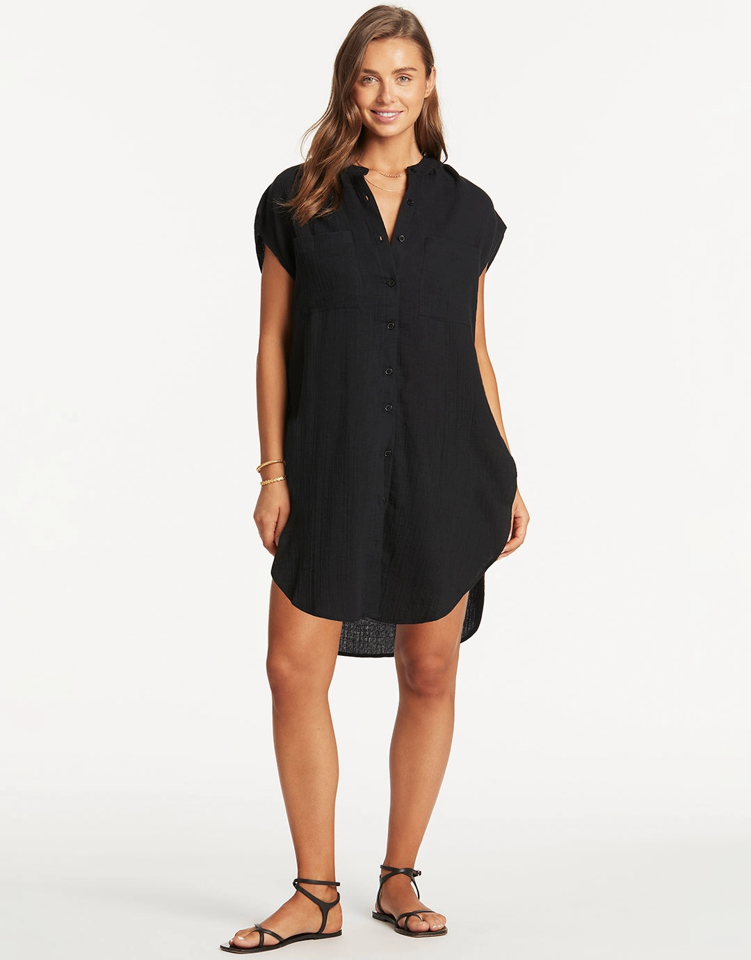 Sunset Sleeveless Cover Up - Black