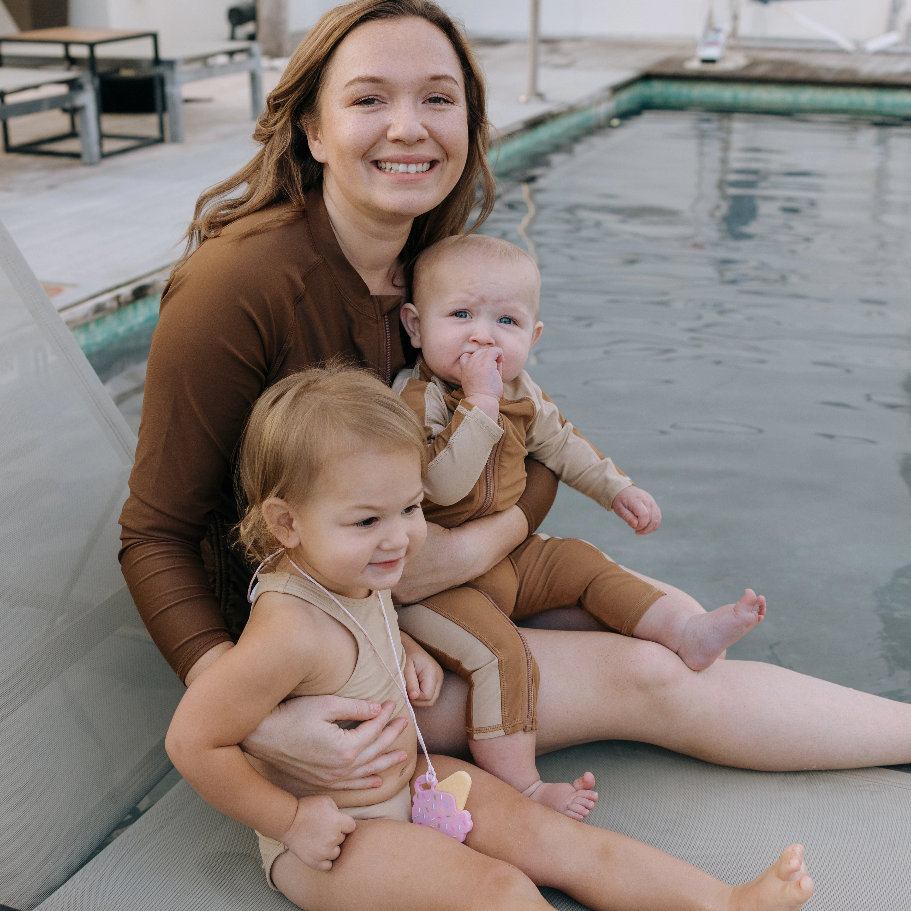 Sunsuit - Long Sleeve Romper Swimsuit | "Canyon Haze"