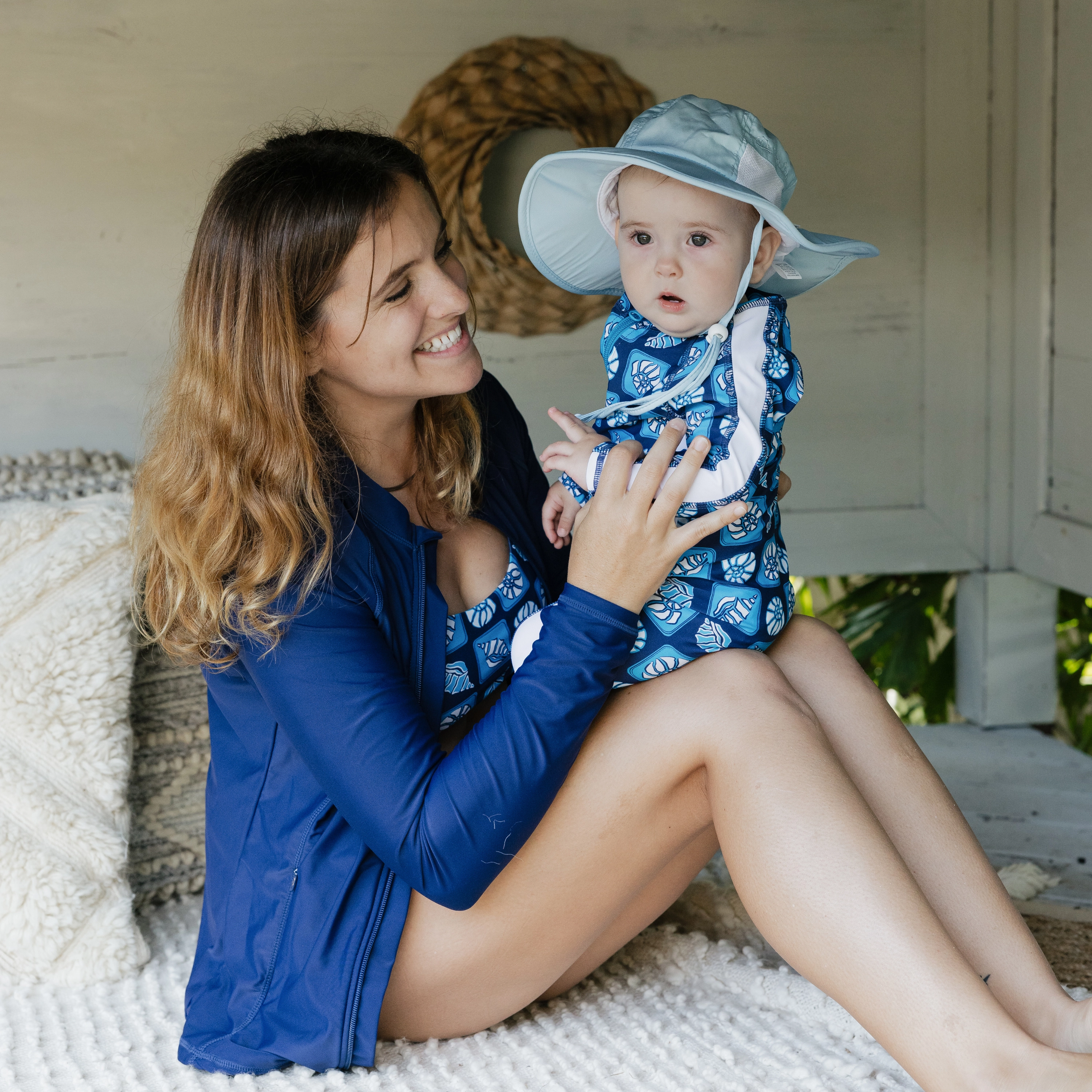 Sunsuit - Long Sleeve Romper Swimsuit | "Coastal"