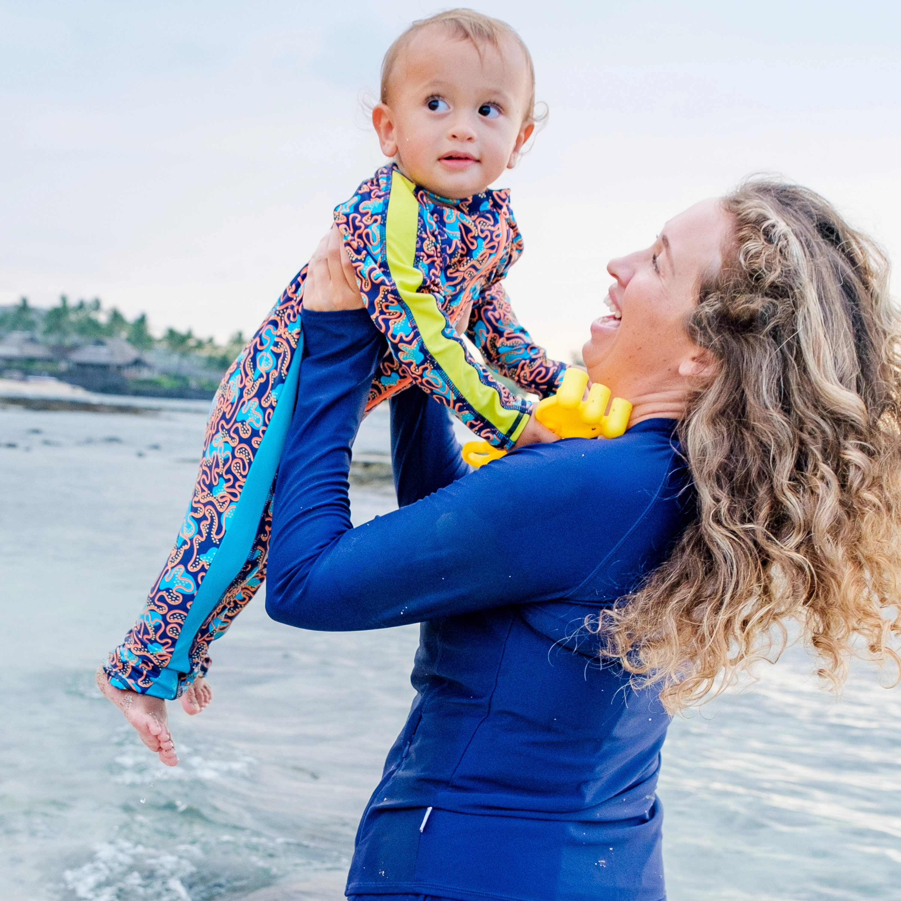 Sunsuit - Long Sleeve Romper Swimsuit | "Deep Dive"