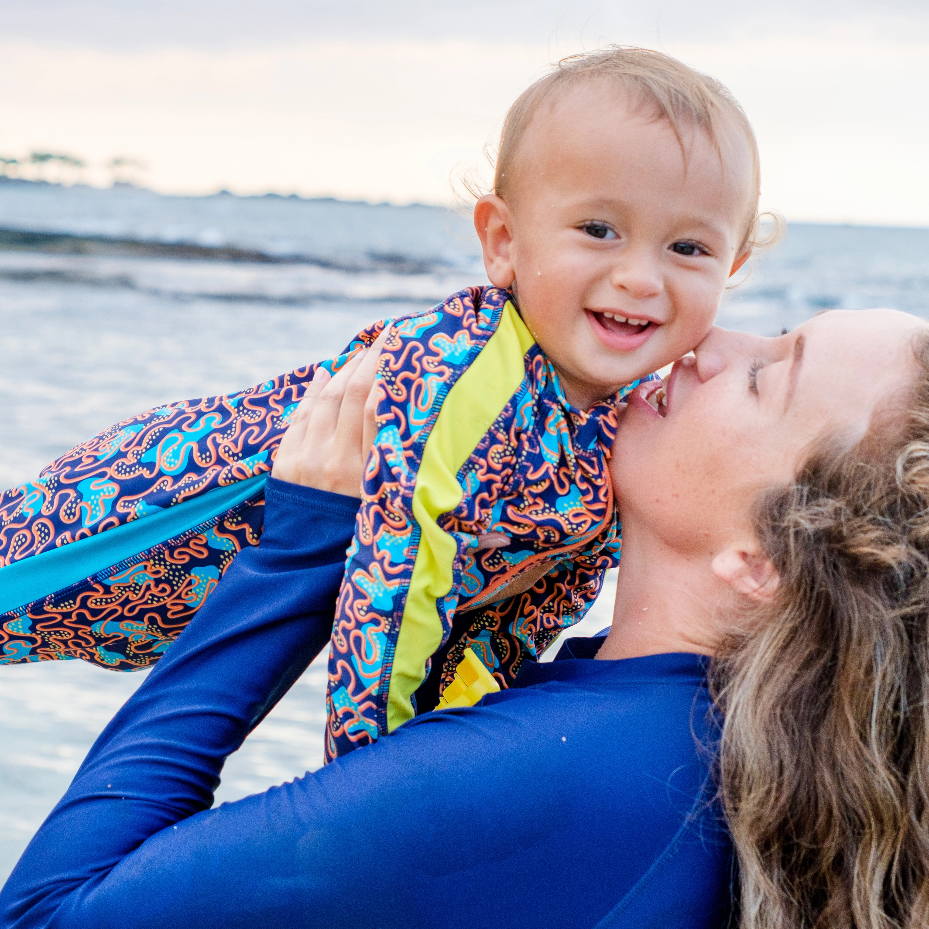 Sunsuit - Long Sleeve Romper Swimsuit | "Deep Dive"