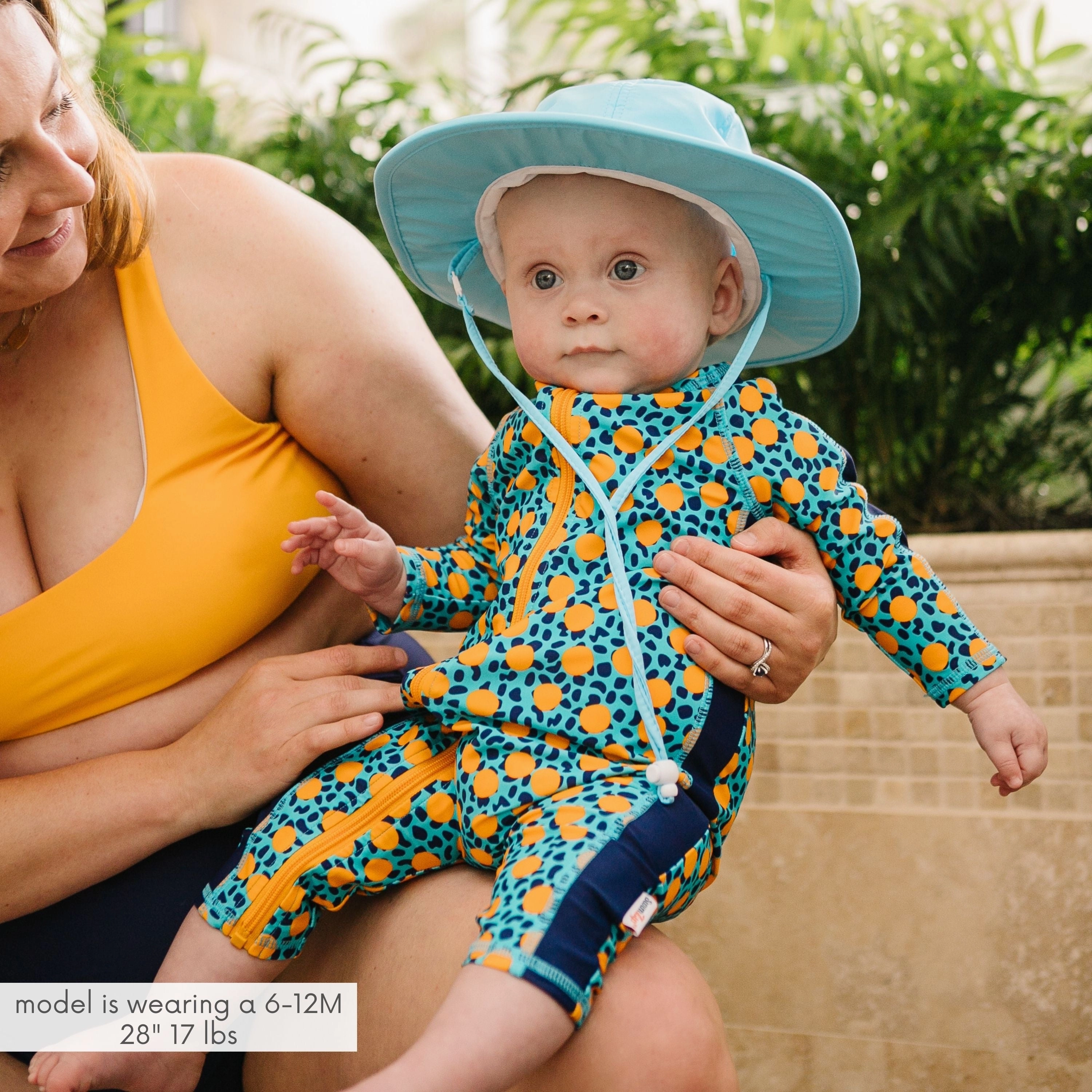 Sunsuit - Long Sleeve Romper Swimsuit | "GeoParty"