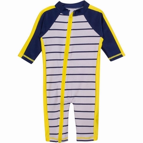 Sunsuit - Long Sleeve Romper Swimsuit | "Hamptons Getaway"