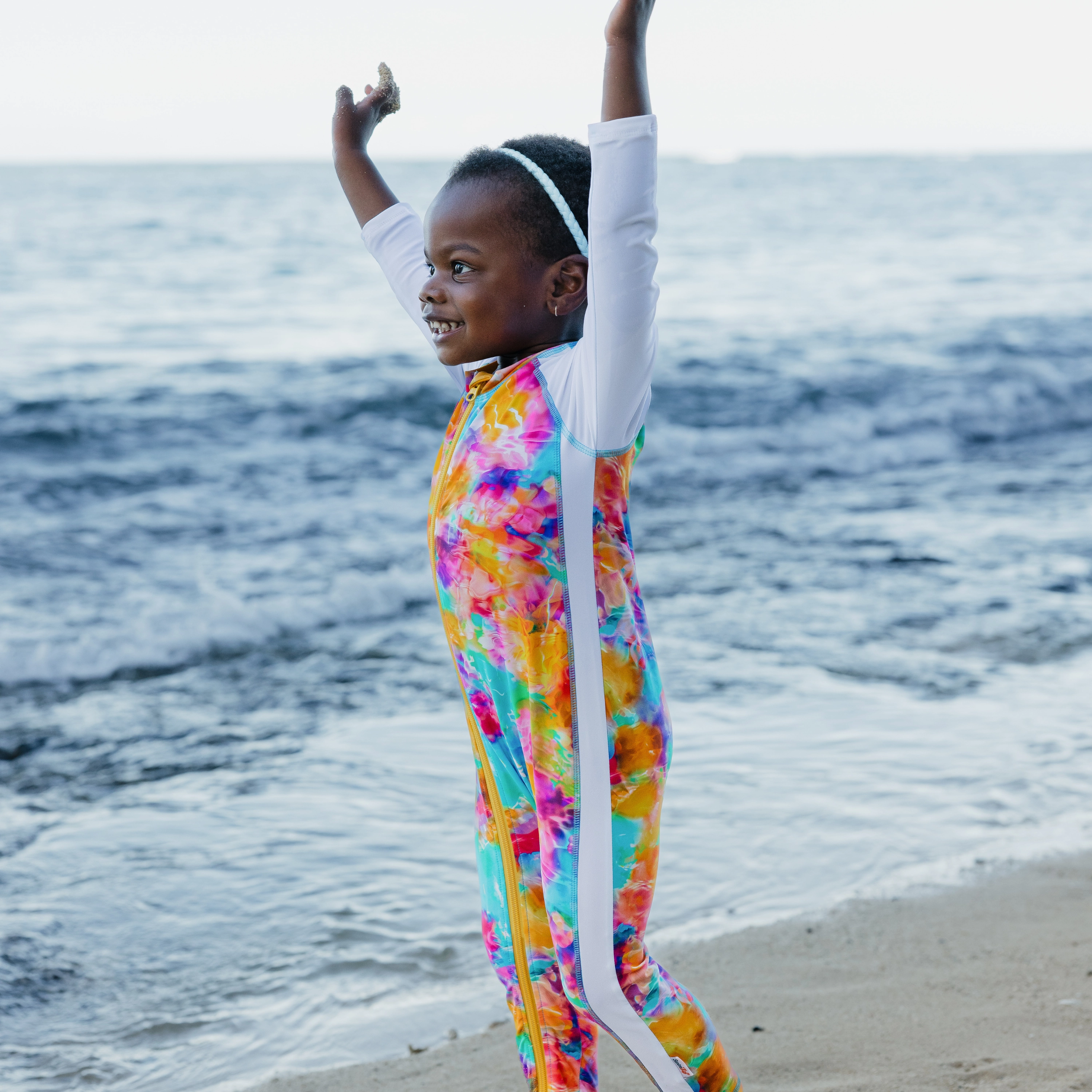 Sunsuit - Long Sleeve Romper Swimsuit | "Impressions"
