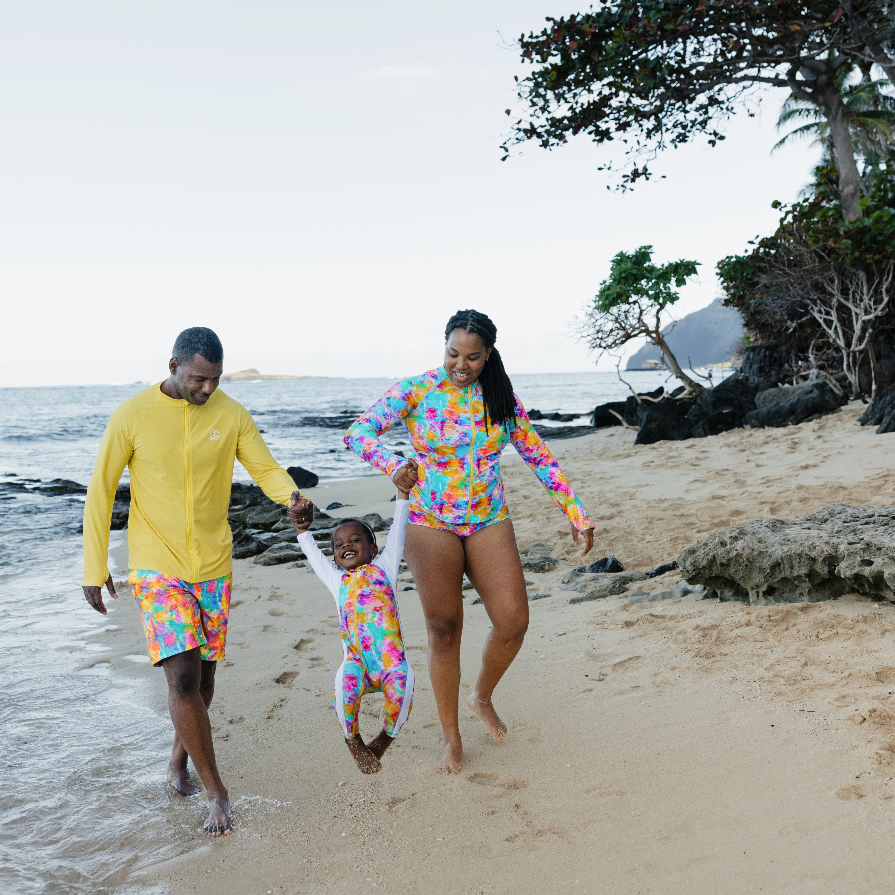 Sunsuit - Long Sleeve Romper Swimsuit | "Impressions"