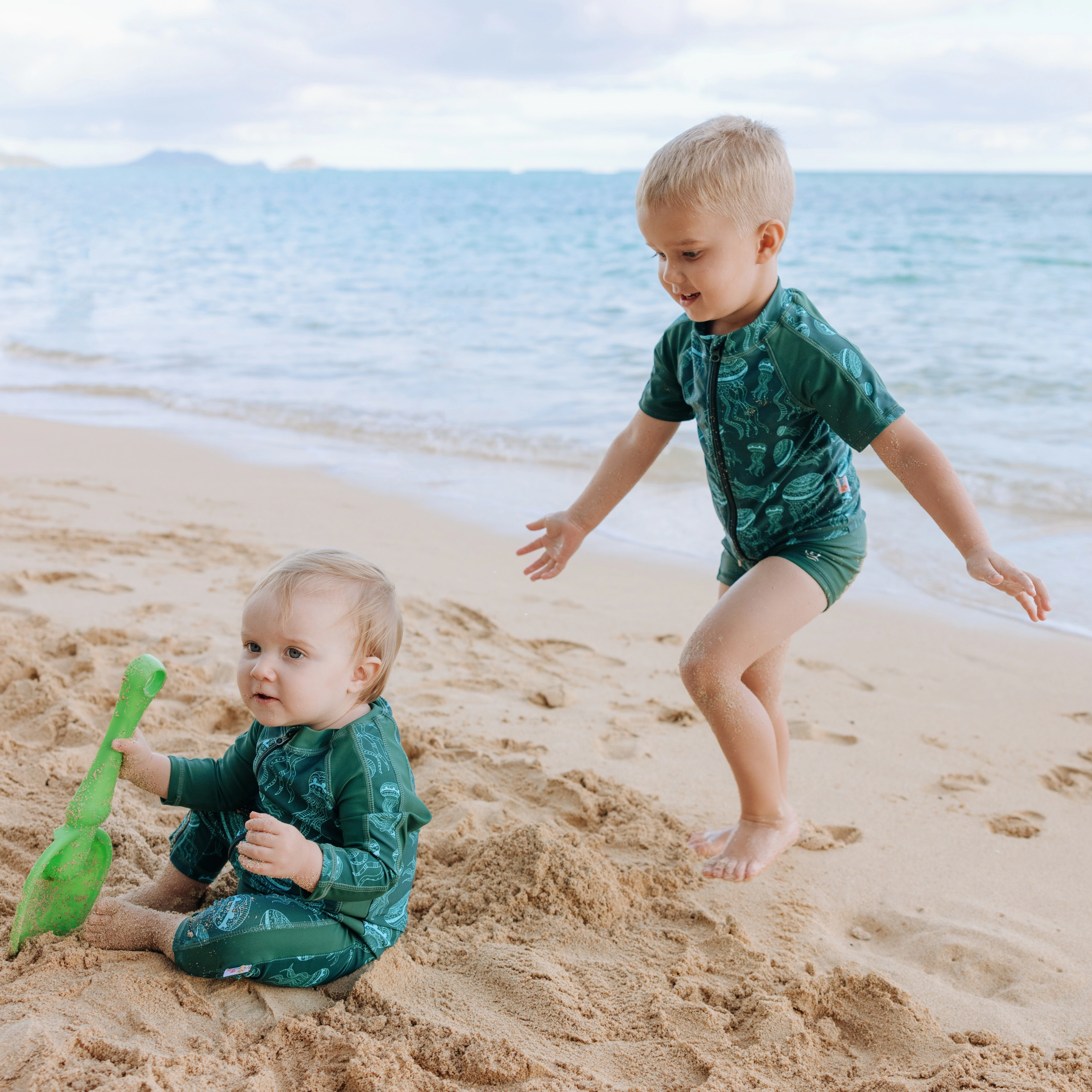 Sunsuit - Long Sleeve Romper Swimsuit | "Jelly Jellyfish"