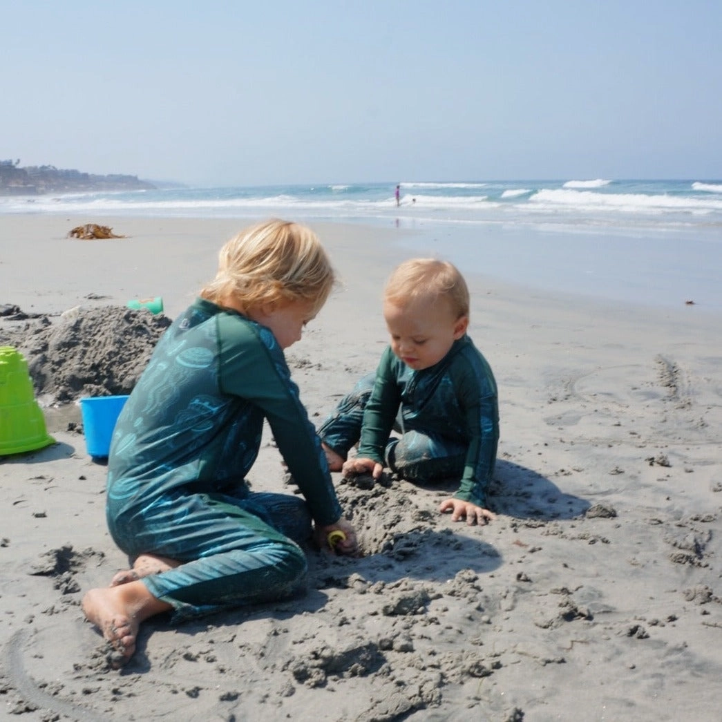 Sunsuit - Long Sleeve Romper Swimsuit | "Jelly Jellyfish"