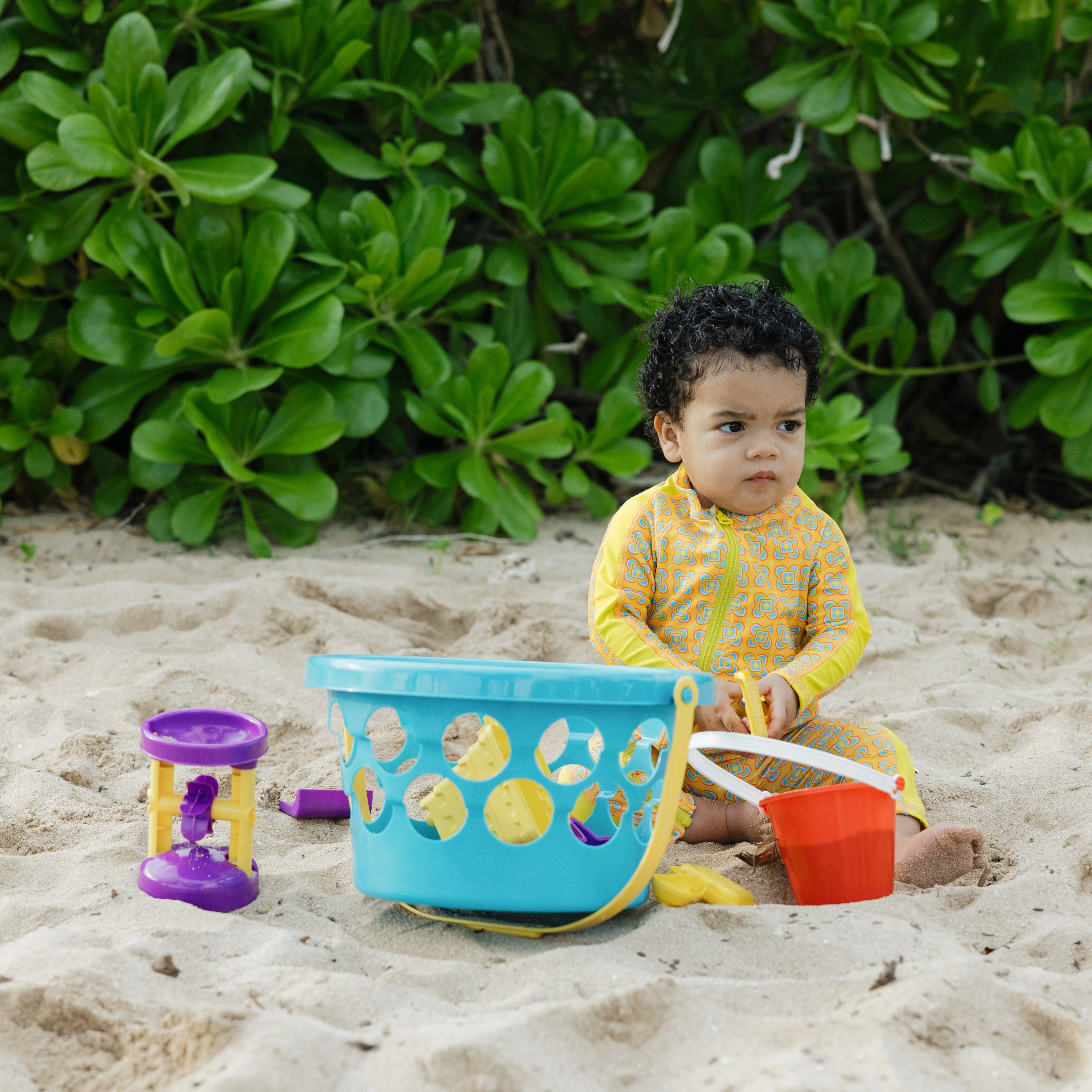Sunsuit - Long Sleeve Romper Swimsuit | "Kaleidoscope"