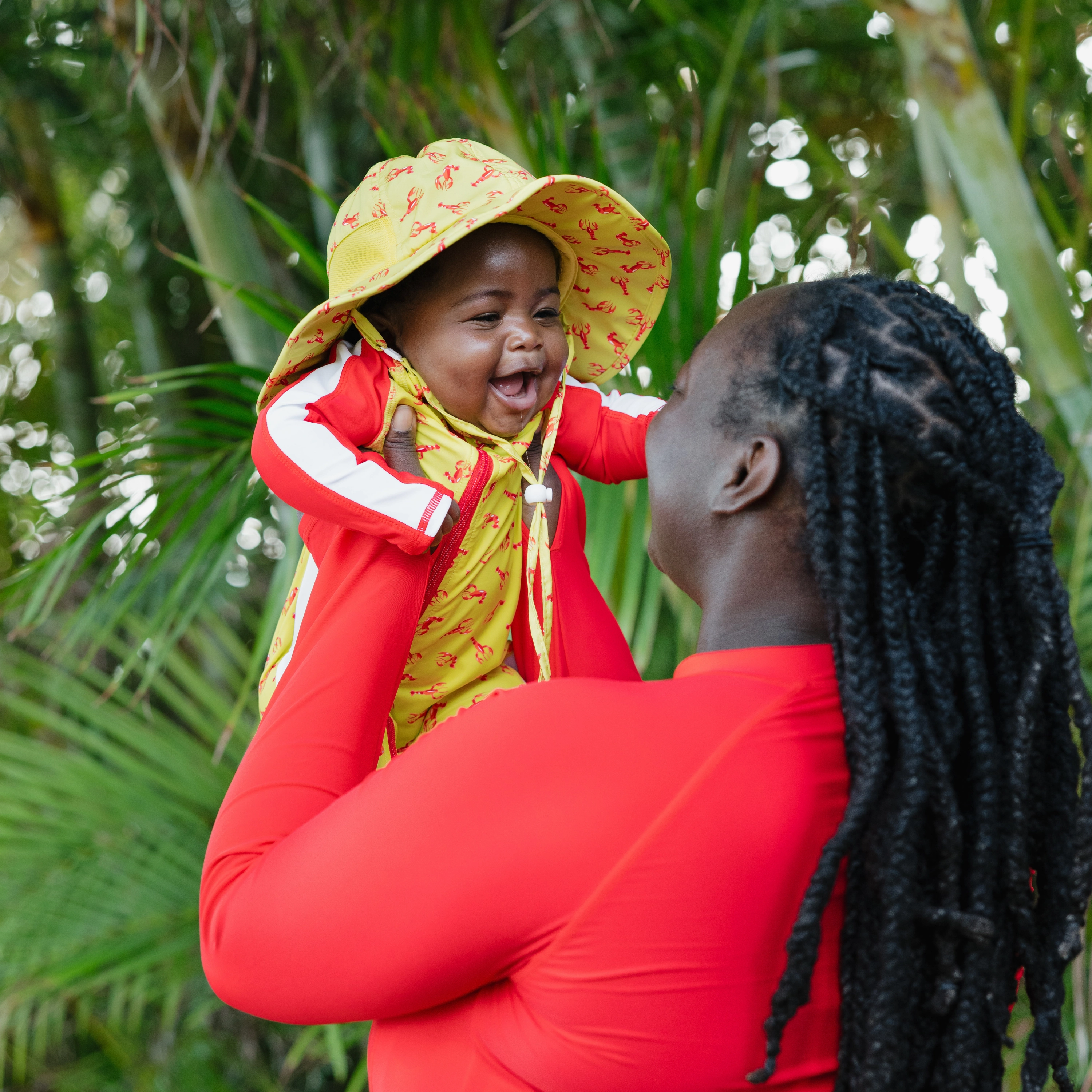 Sunsuit - Long Sleeve Romper Swimsuit | "Lobster"