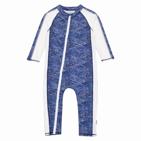 Sunsuit - Long Sleeve Romper Swimsuit | "Ocean Breeze"