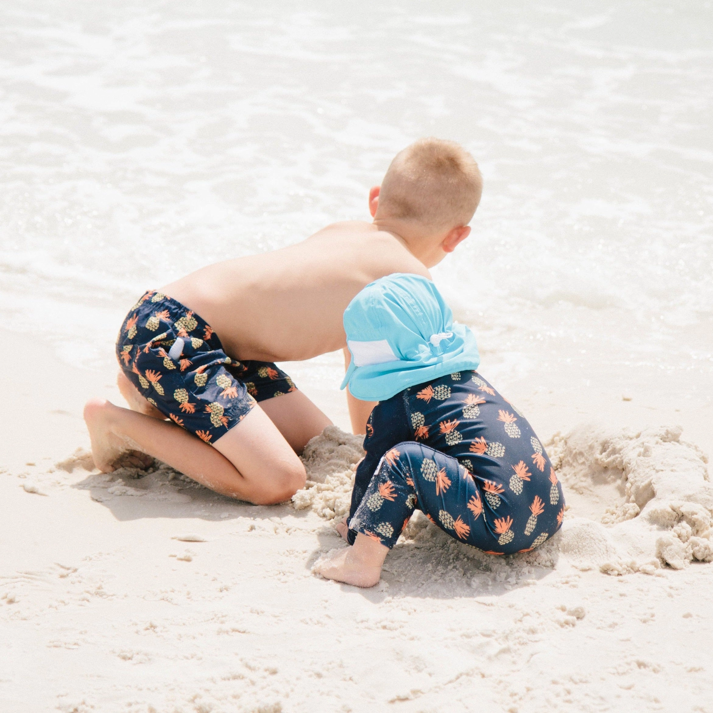 Sunsuit - Long Sleeve Romper Swimsuit | "Pineapple Dreams"