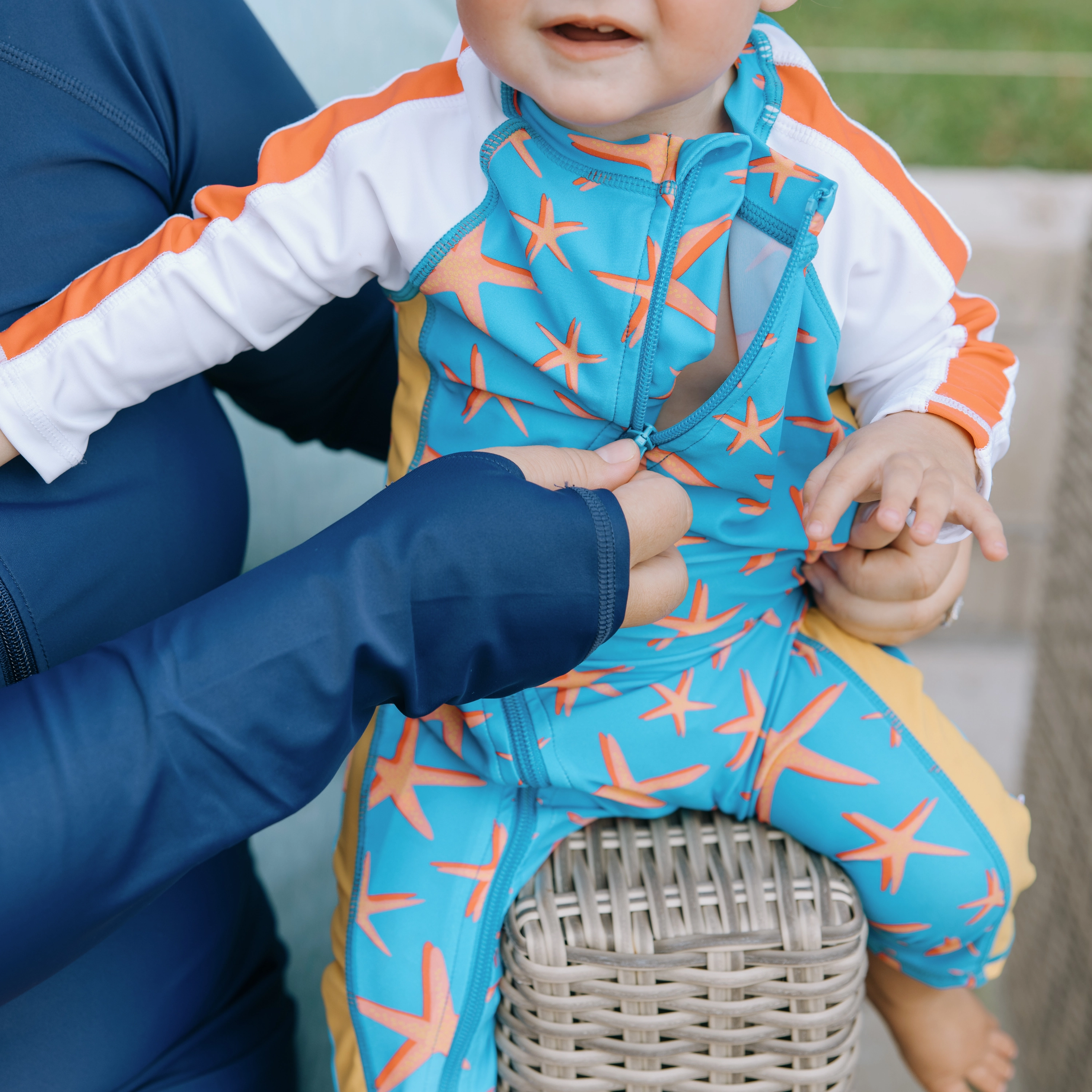Sunsuit - Long Sleeve Romper Swimsuit | "Starfish"