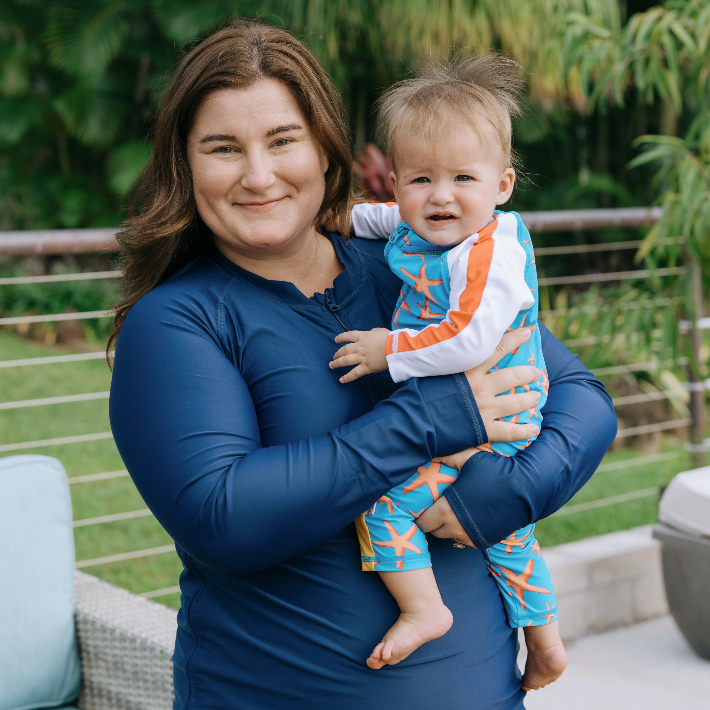 Sunsuit - Long Sleeve Romper Swimsuit | "Starfish"
