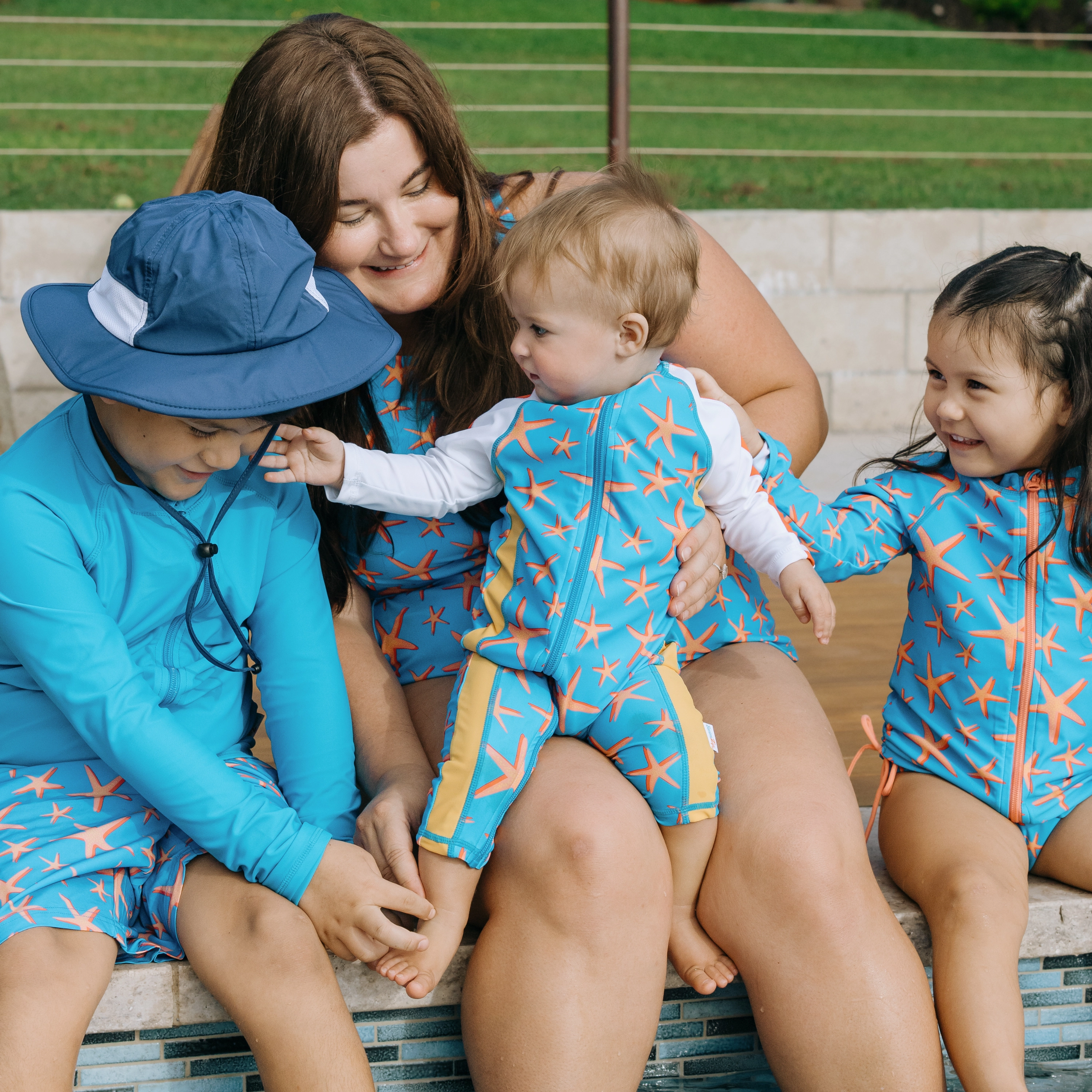 Sunsuit - Long Sleeve Romper Swimsuit | "Starfish"