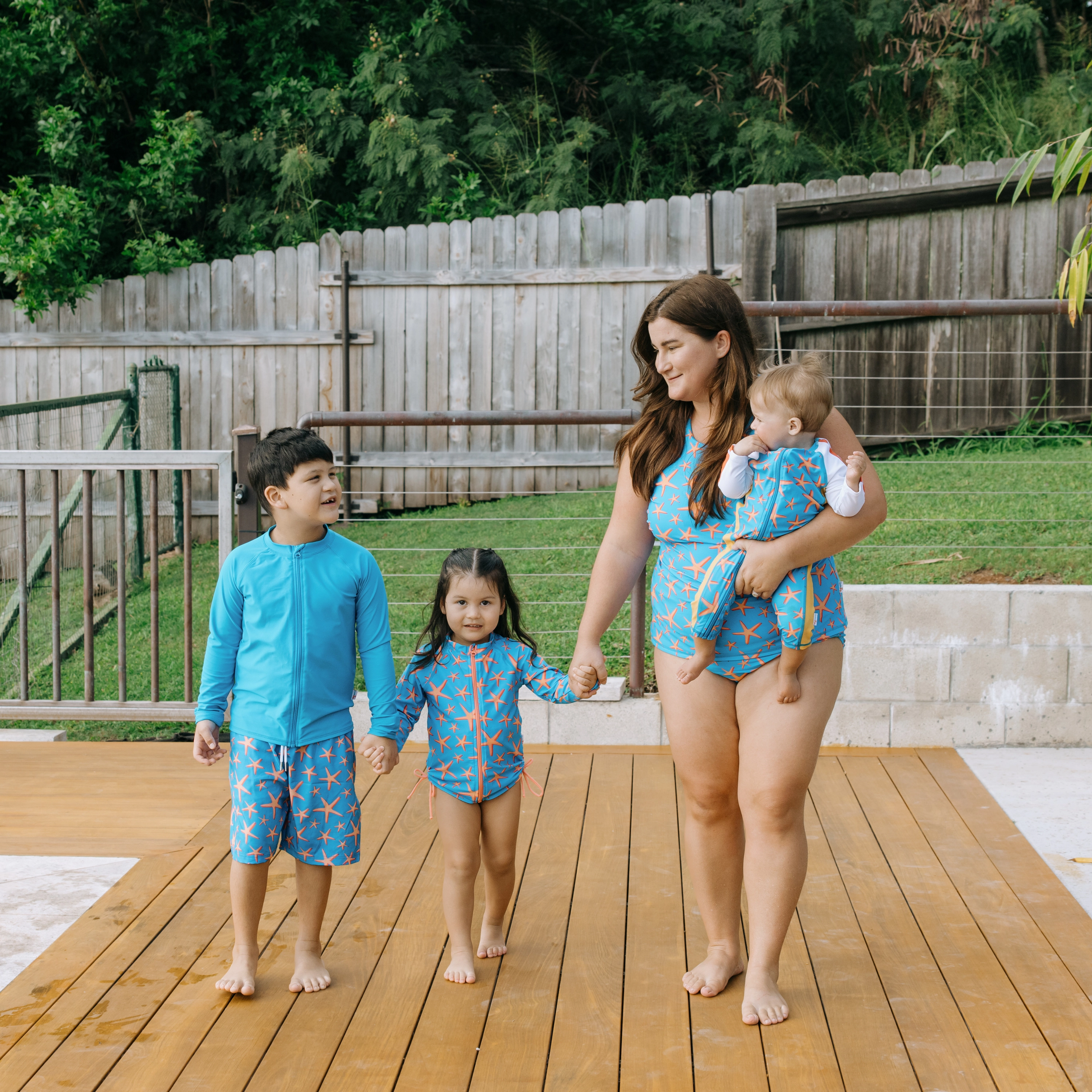 Sunsuit - Long Sleeve Romper Swimsuit | "Starfish"