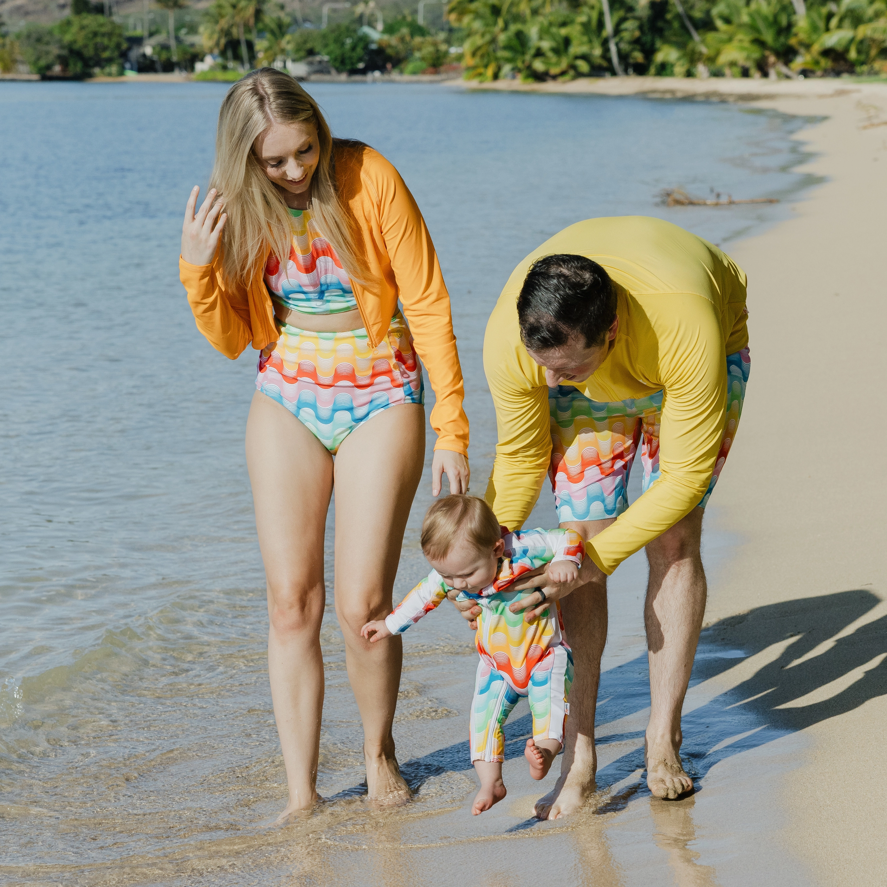 Sunsuit - Long Sleeve Romper Swimsuit | "Surf's Up"