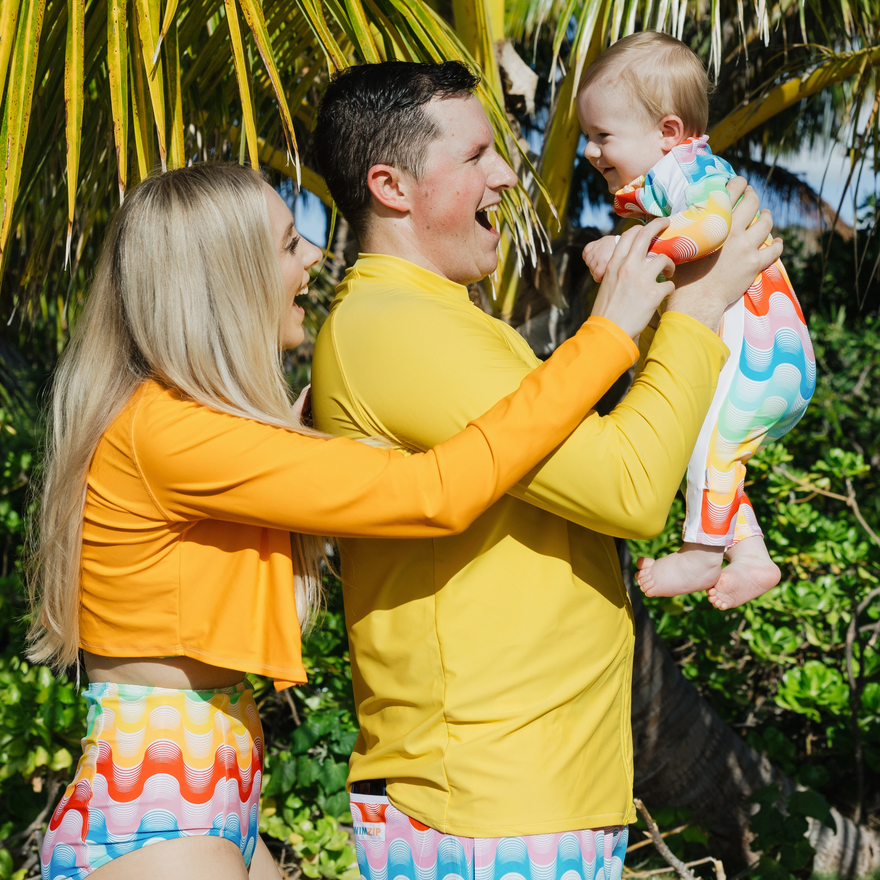 Sunsuit - Long Sleeve Romper Swimsuit | "Surf's Up"