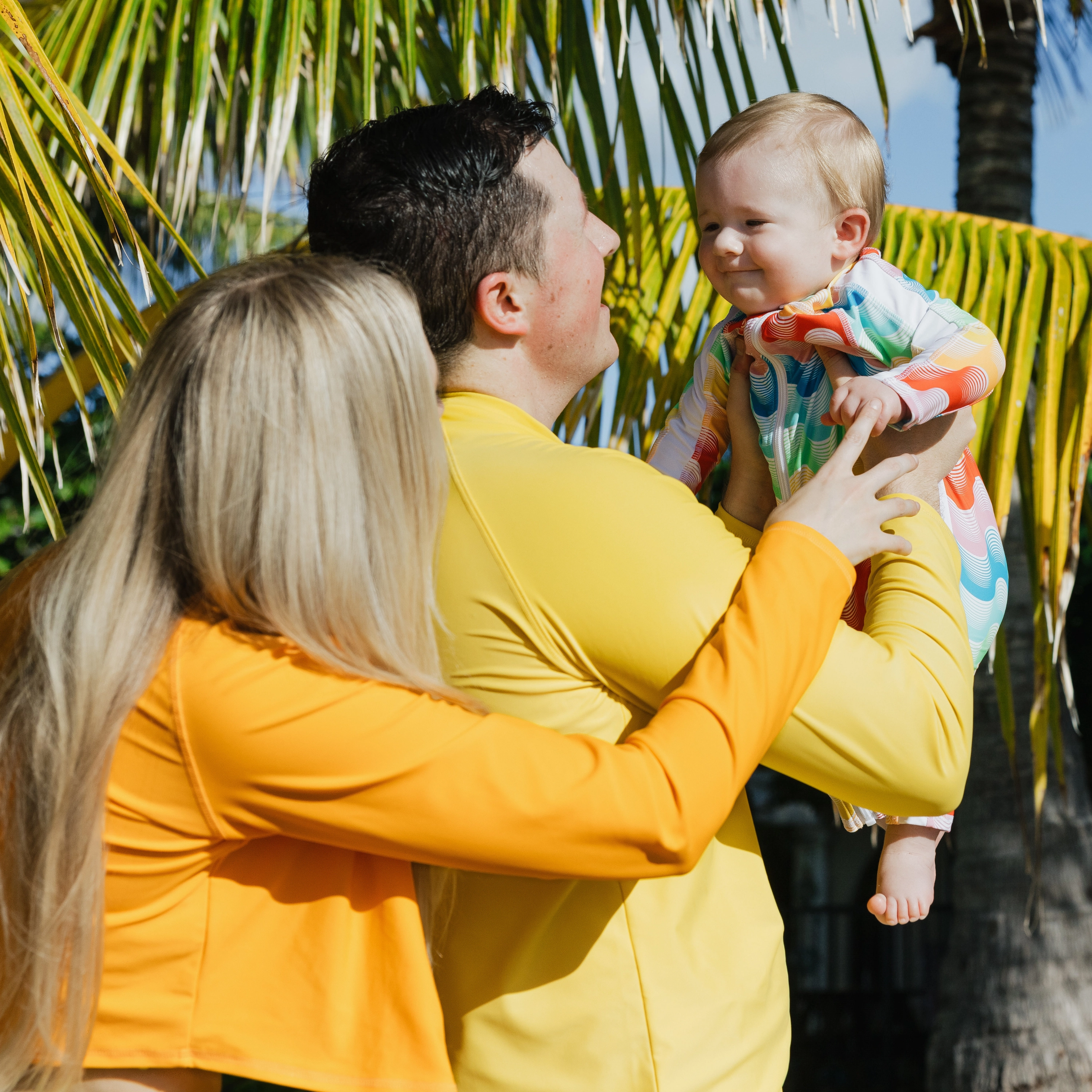 Sunsuit - Long Sleeve Romper Swimsuit | "Surf's Up"