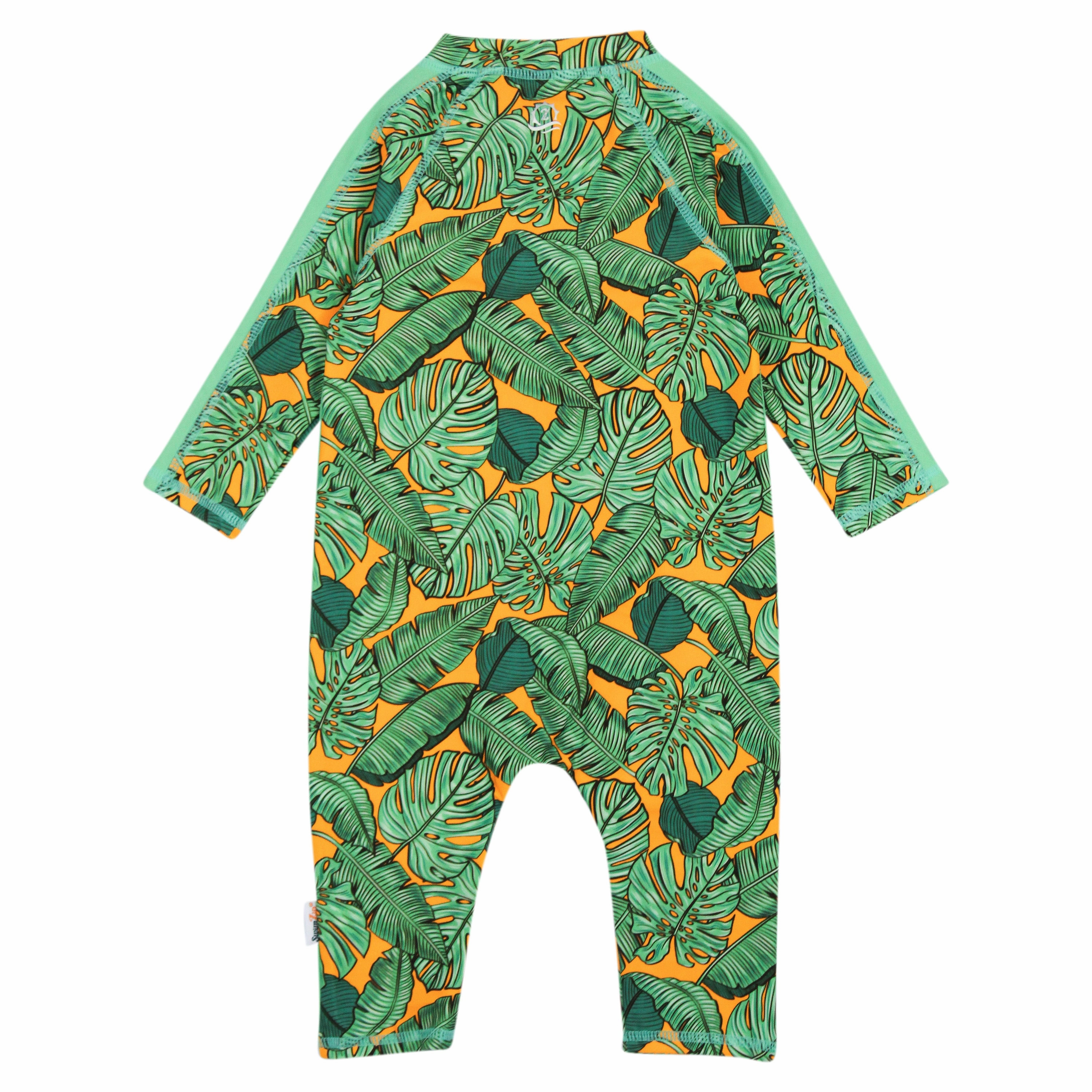 Sunsuit - Long Sleeve Romper Swimsuit | "The Tropics"
