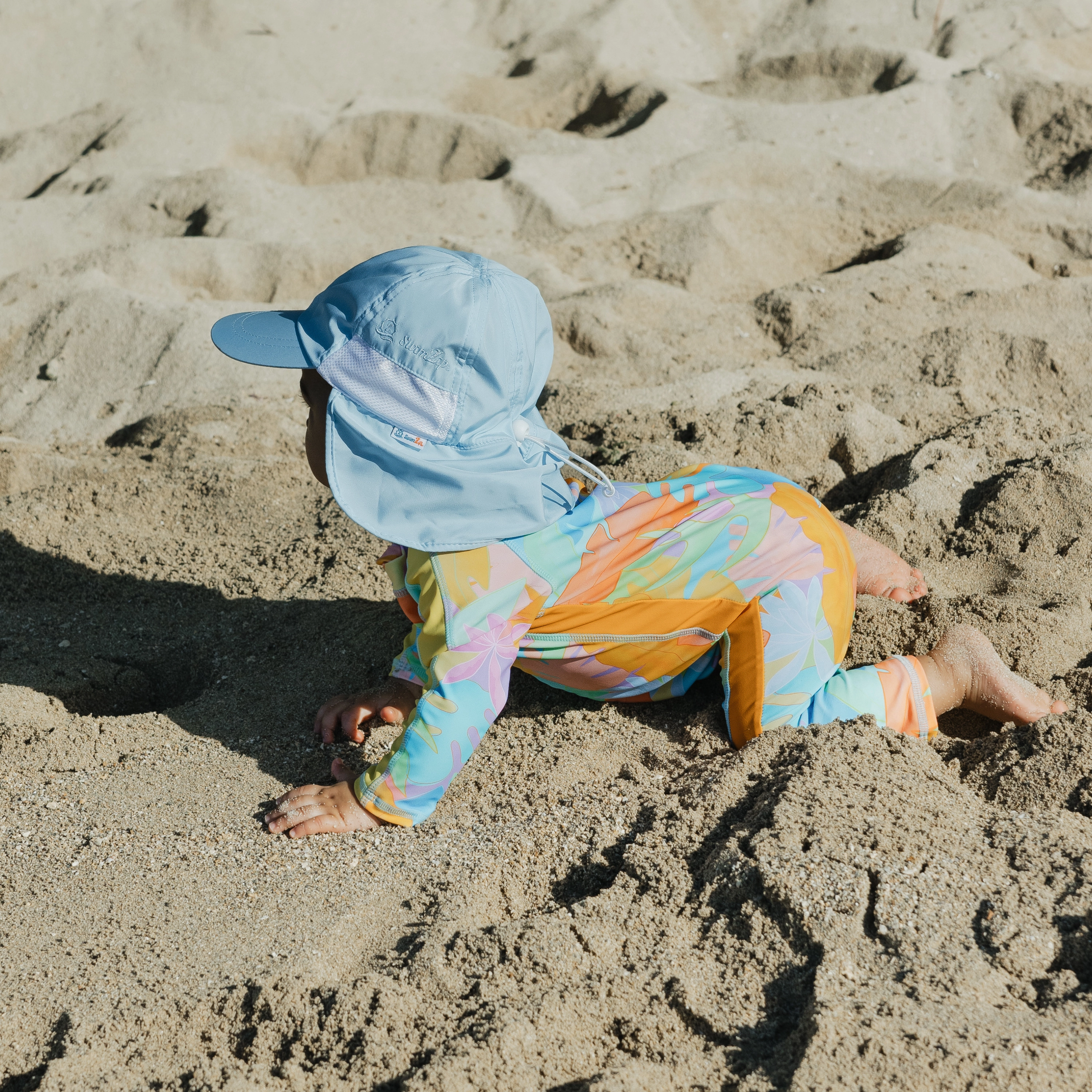 Sunsuit - Long Sleeve Romper Swimsuit | "Vibrant Vacay"