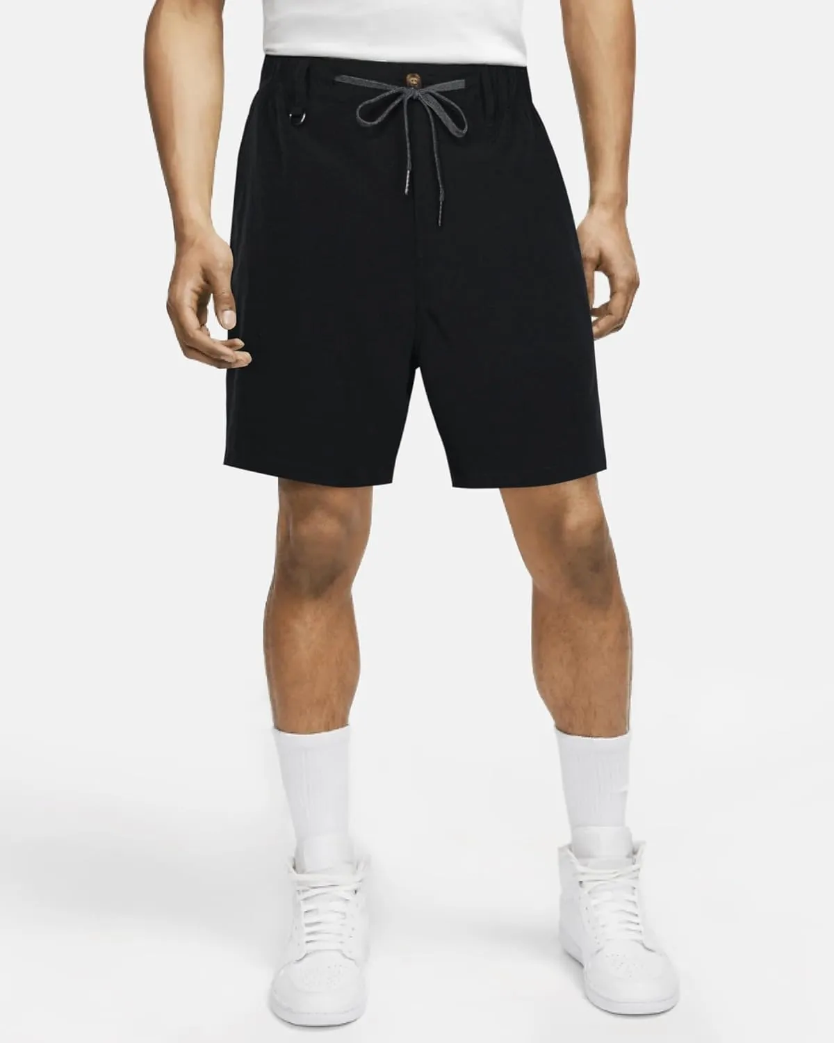 SURF CUZ Mens 5 Inch Shorts Casual Workout Shorts Classic Fit Multi-Pocket Golf Flat Front Shorts Quick Dry Hybrid Short