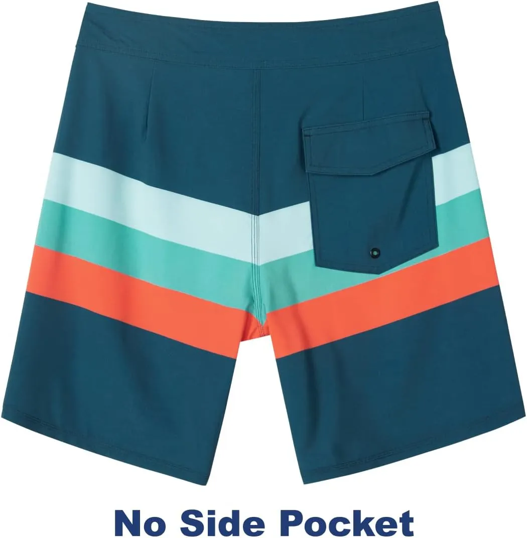 SURF CUZ Men's Board Short Beach Short 4-Way Stretch Swim Short