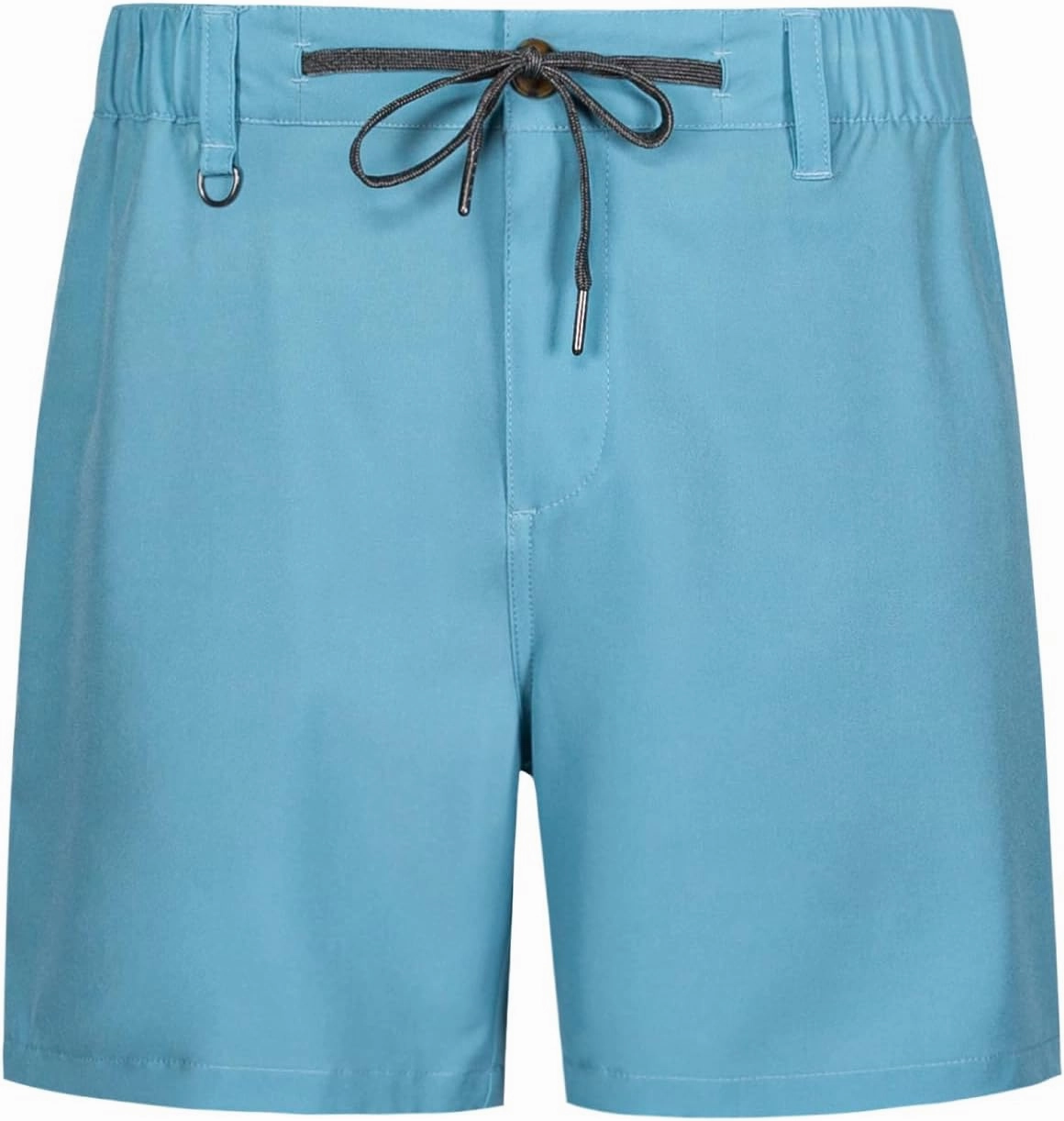 SURF CUZ Mens 5 Inch Shorts Casual Workout Shorts Classic Fit Multi-Pocket Golf Flat Front Shorts Quick Dry Hybrid Short
