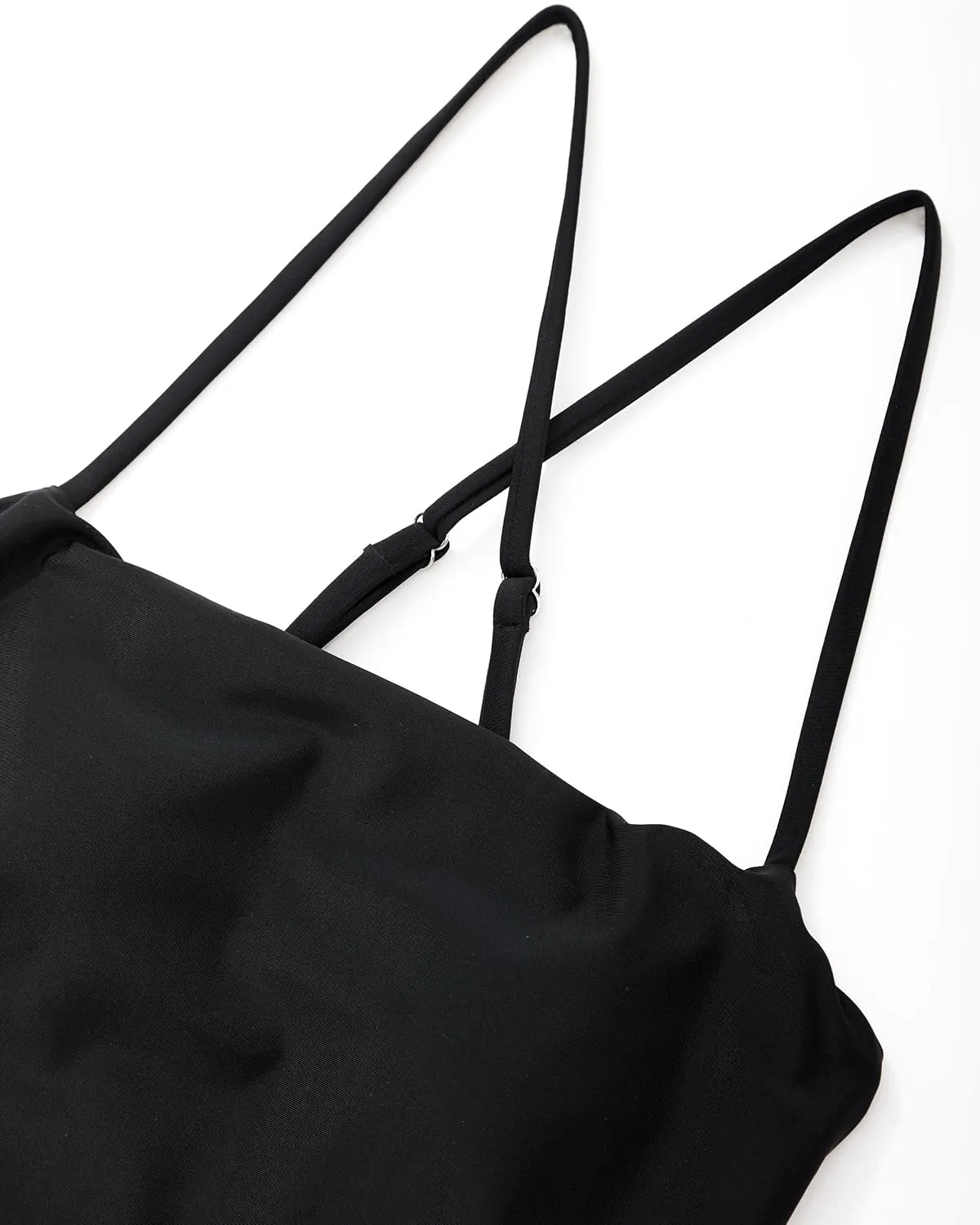 SUUKSESS Women Sexy Tummy Control One Piece Swimsuits Square Neck Bathing Suits
