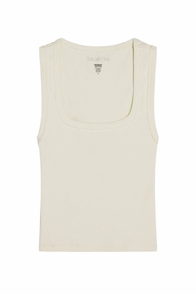 Tash Tank - Ivory Rib