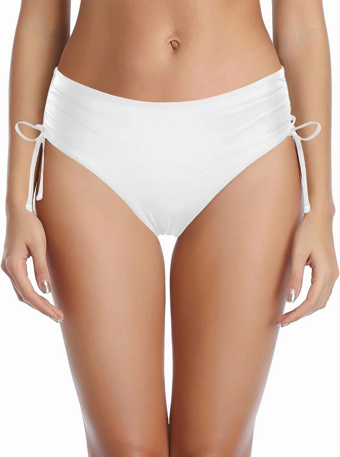 Tempt Me Women Bikini Bottoms Side Tie Adjustable Bathing Suit Swimsuit Full Coverage Swim Bottom
