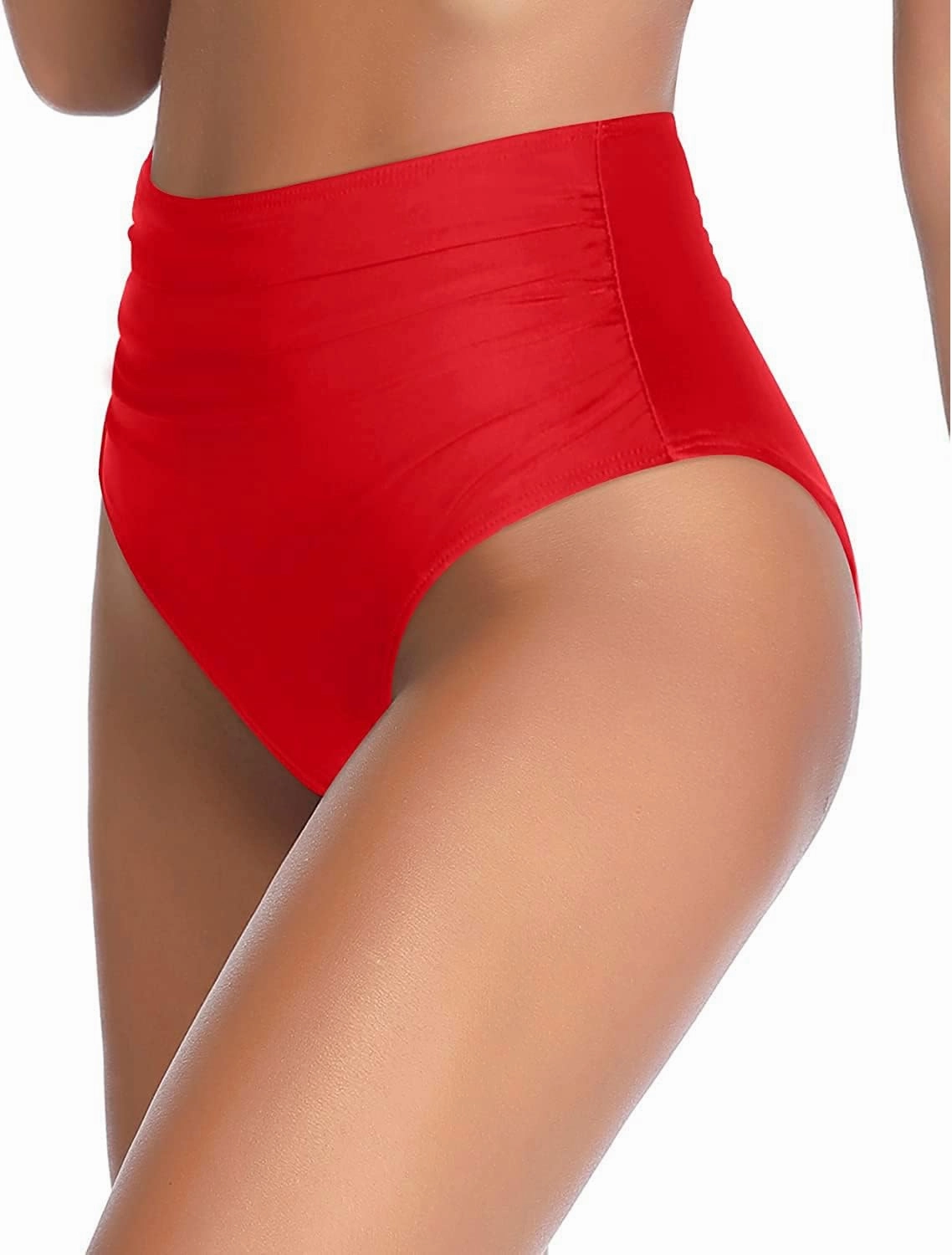 Tempt Me Women High Waisted Bikini Bottom Full Coverage Swimsuit Bottom